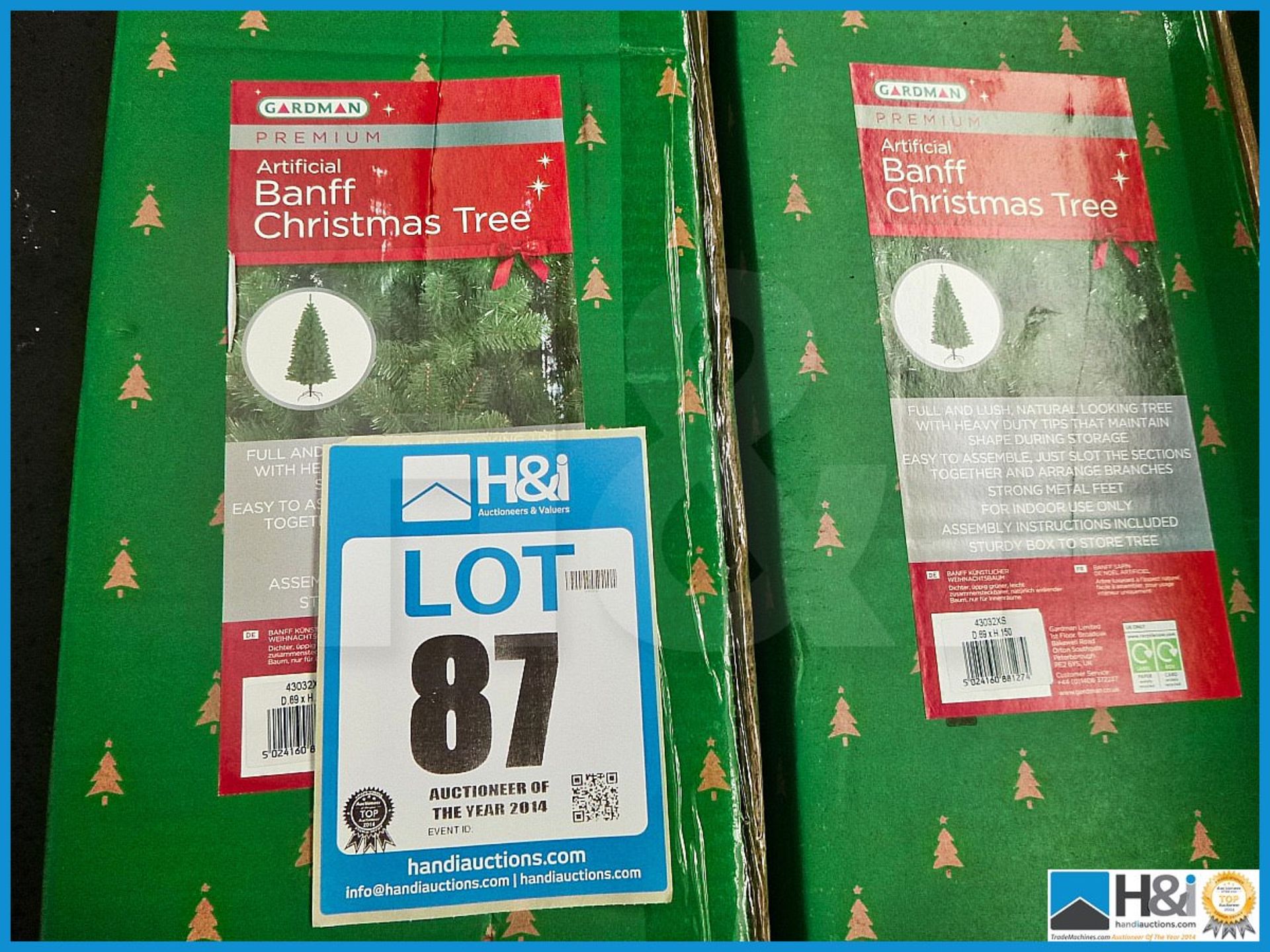 GARDMAN ARTIFICIAL 5' BANFF CHRISTMAS TREE , 43032XS, RRP £49.99, FULL AND LUSH NATURAL LOOKING TREE