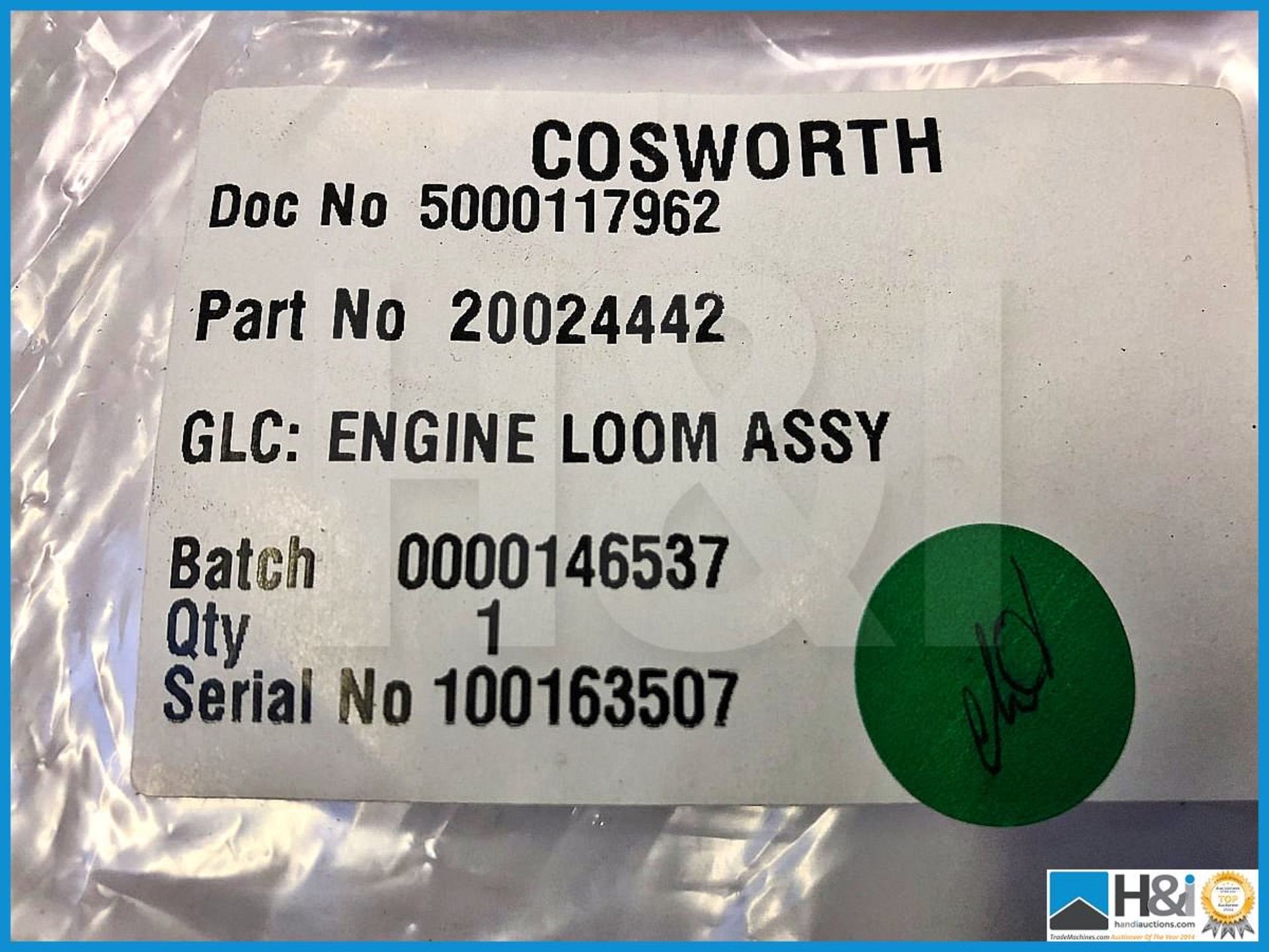 Cosworth GLC Engine Loom Assemly. Code 20024442. Lot 270. RRP GBP 1295 - Image 3 of 3