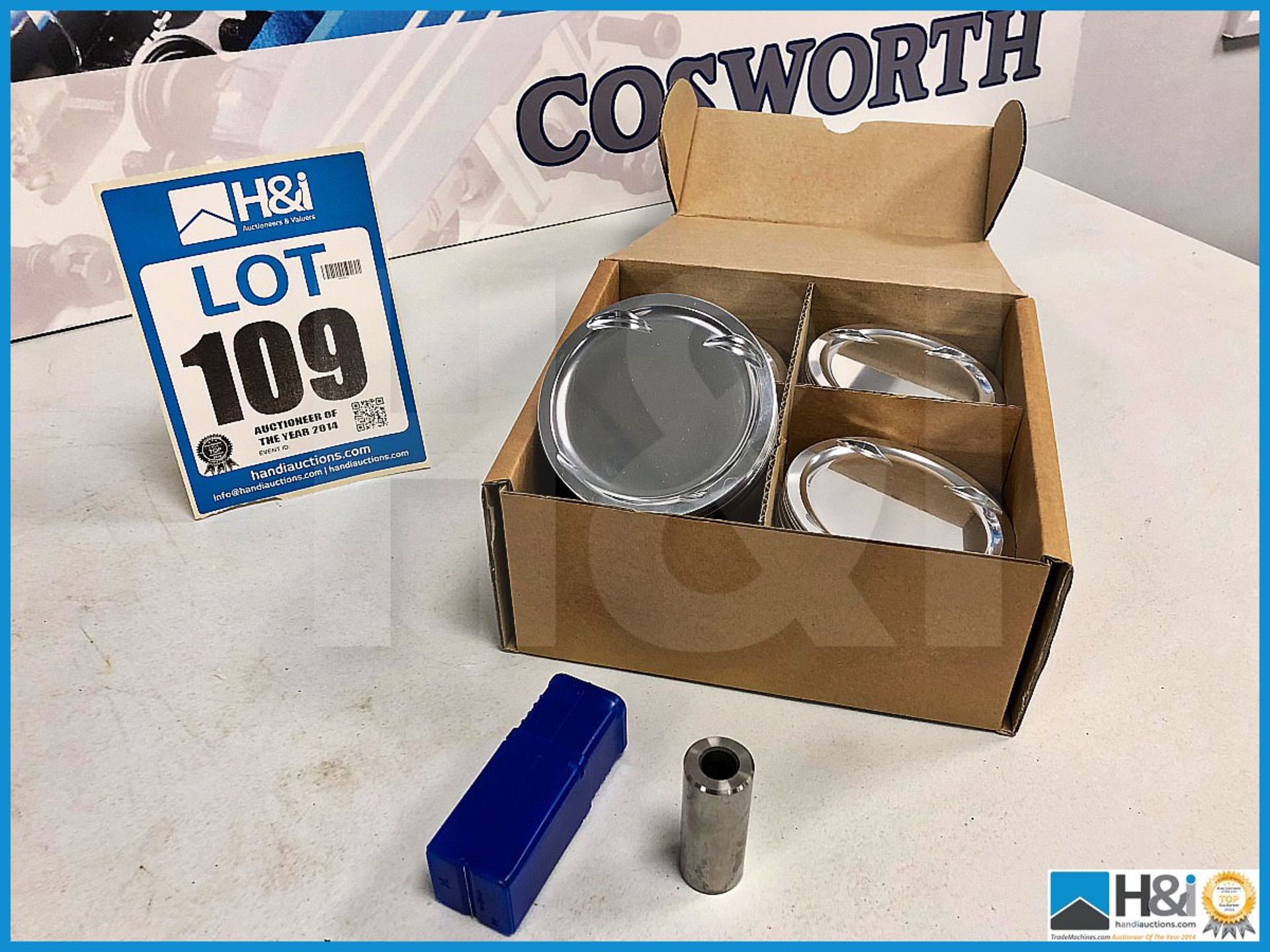 7 x sets of 4 Mitsubishi 4B11T 86mm Evo stroker pistons. Version 2. Code: 20005782