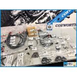 Quantity of Cosworth Lotus T125 GPV8 parts as pictured. Brand new