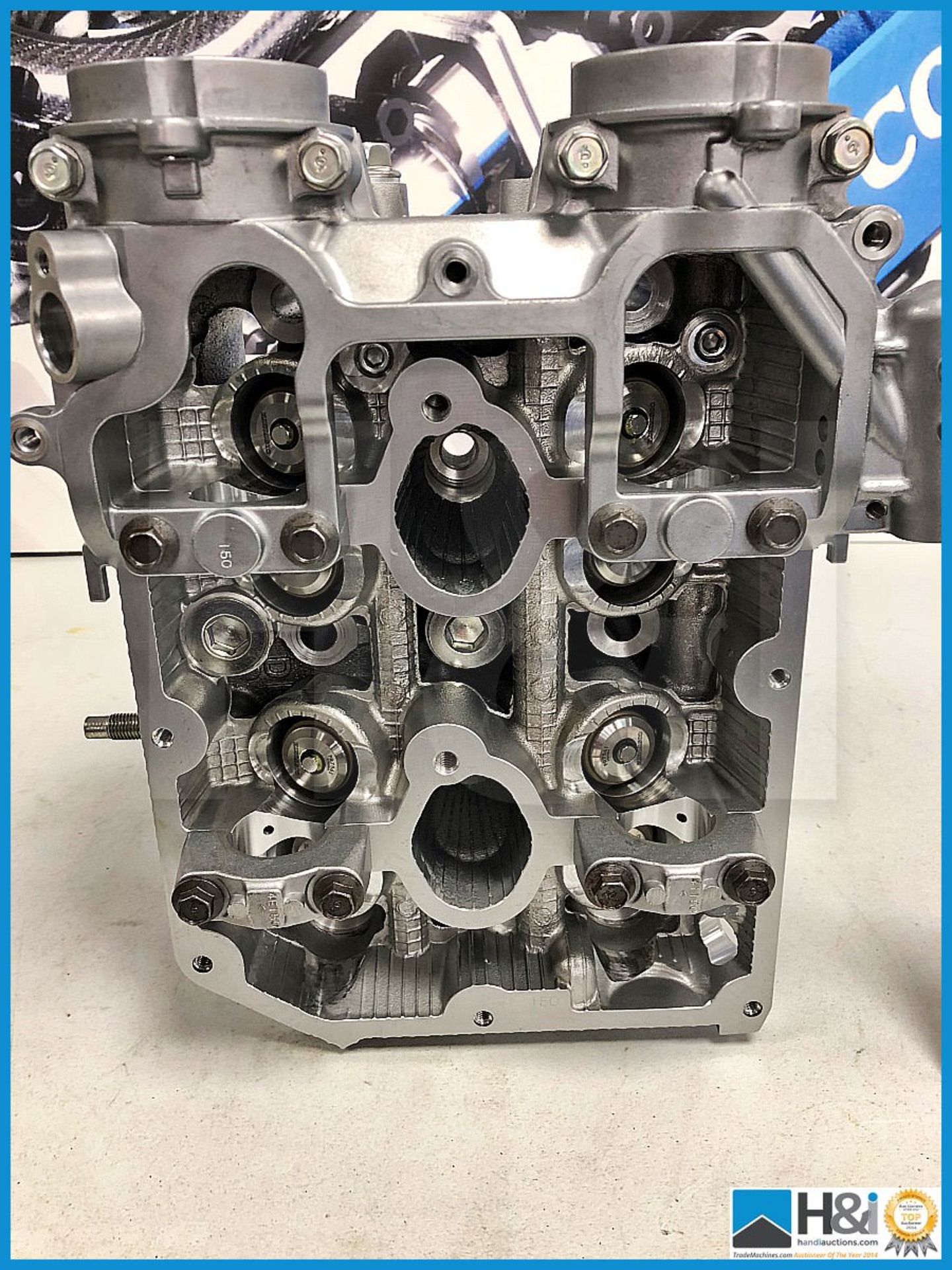 1 x Cylinder head assembly for Subaru STI, LH, 08. Appears to be fitted with valves. Code: 20004546. - Image 4 of 5