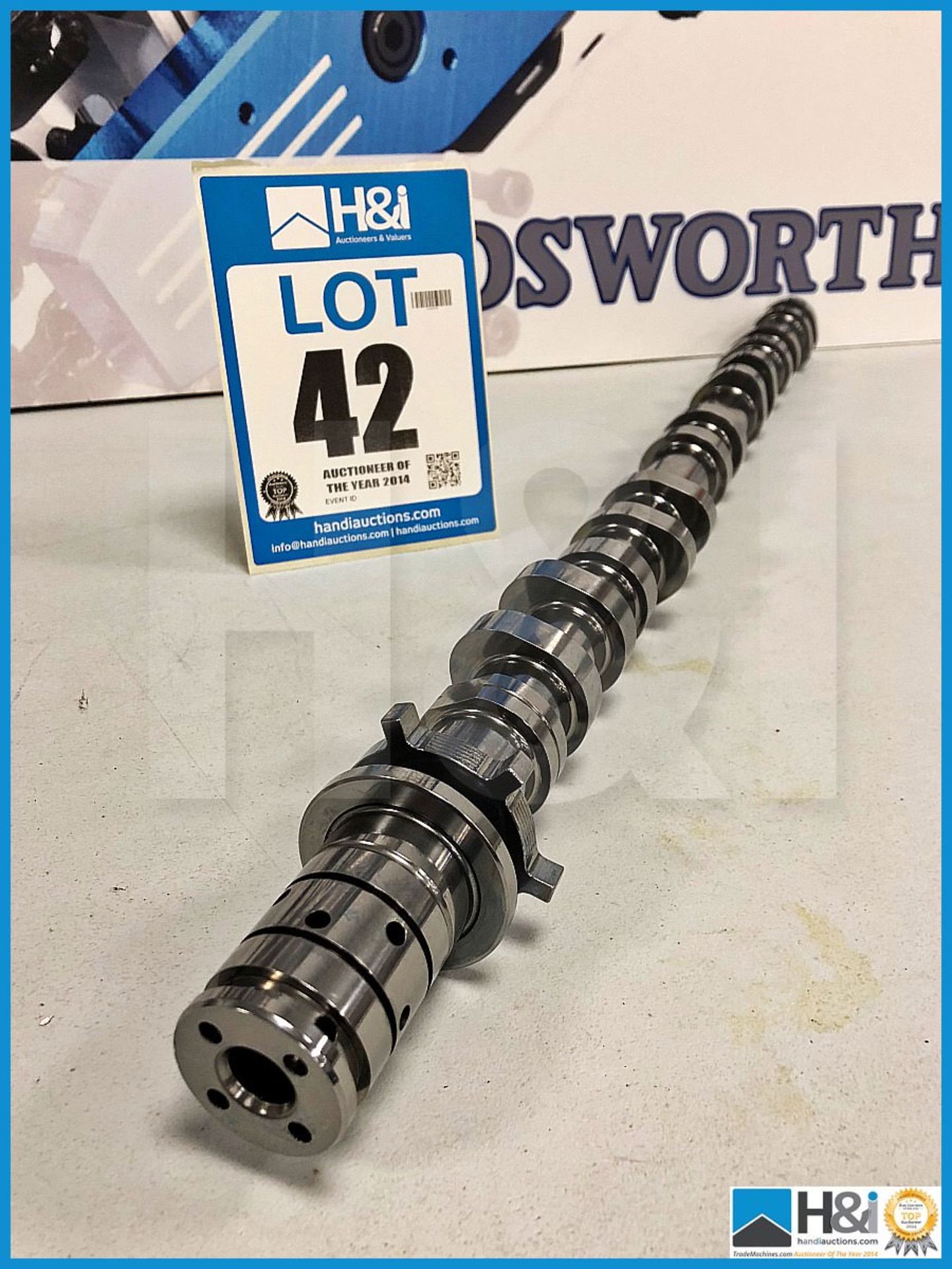 1 x Cosworth V12 camshaft LH exhaust JF102 VCT. Code: 20016962. Lot 213