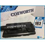 Cosworth Atlantic carbon fibre engine cover marked 'Cosworth'. We're avised that these can be modifi