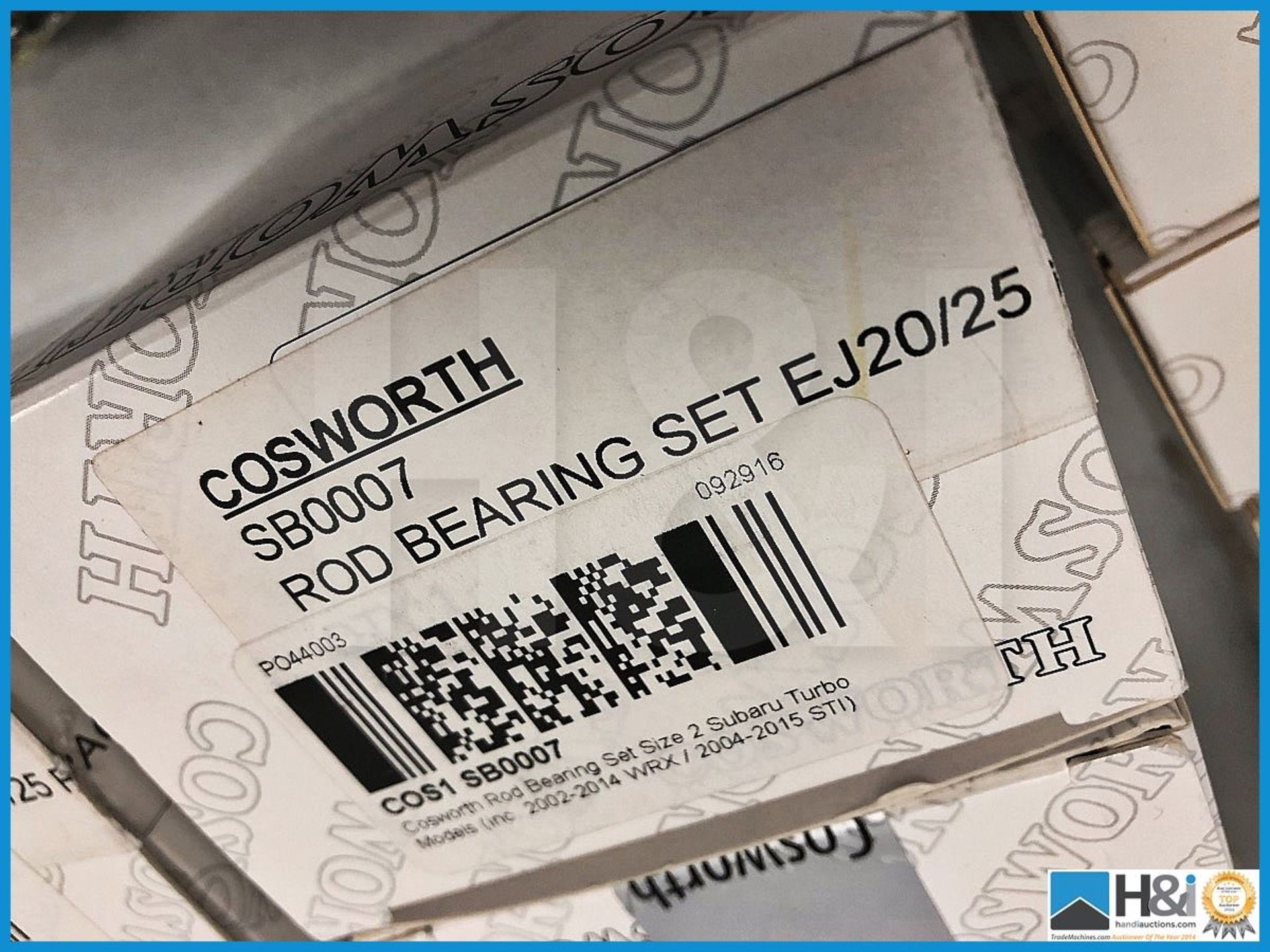 19 x Cosworth rod bearing sets for Subaru EJ20/25 Race-2 + 20 x Cosworth rod bearing sets for EJ20/2 - Image 4 of 4