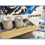 10 x Cosworth XG Indycar piston liners. See box photo for specification