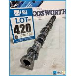 Cosworth JF Aston Martin camshaft RH exhaust JF101 VCT 8 lobe width. Code: 20019584. Lot 20. RRP GBP