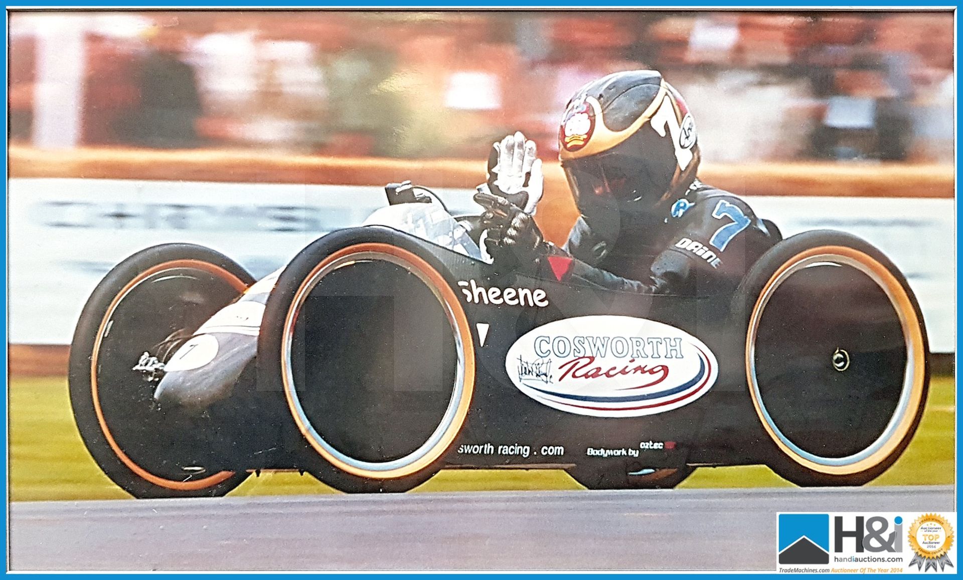 Barry Sheene carbon fibre racer. The down hill racer was designed and built by a team from Cosworth - Image 7 of 9