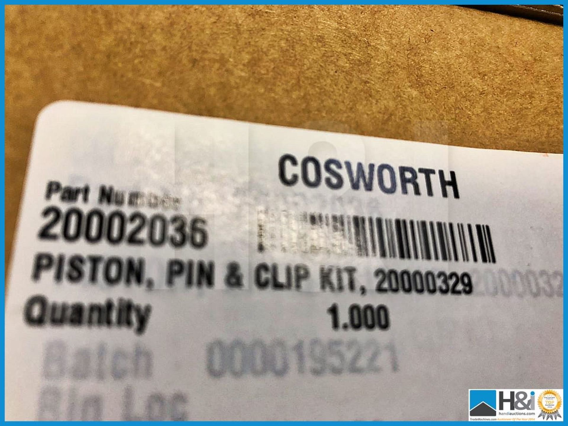 61 x Cosworth Piston, Pin and Clip Kit. Code 20002036. Lot 22. RRP GBP 5917 - Image 4 of 4