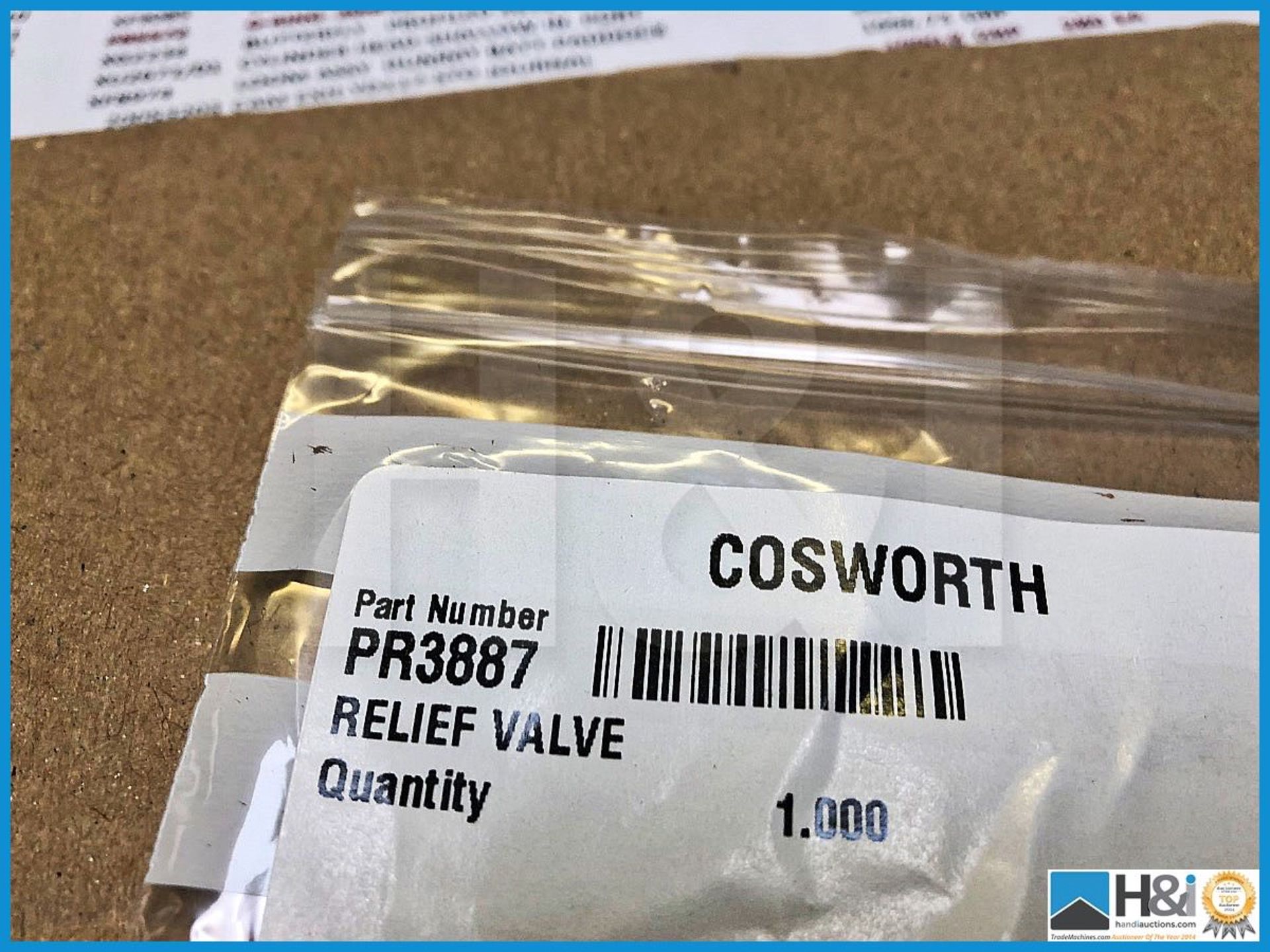 50 x Cosworth Relief Valve. Code PR3887. Lot 221 RRP GBP 2,250 - Image 3 of 4