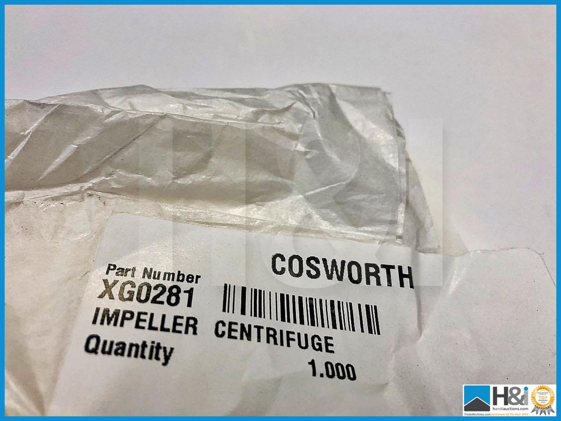 14 x Cosworth XG IndyCar Impeller Centrifuge. Code XG0281. Lot 241. RRP GBP 2,898 - Image 3 of 3