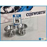 9 x Cosworth Lotus GLC GT2 trumpet air restrictor. Code: 20024592. Lot 233