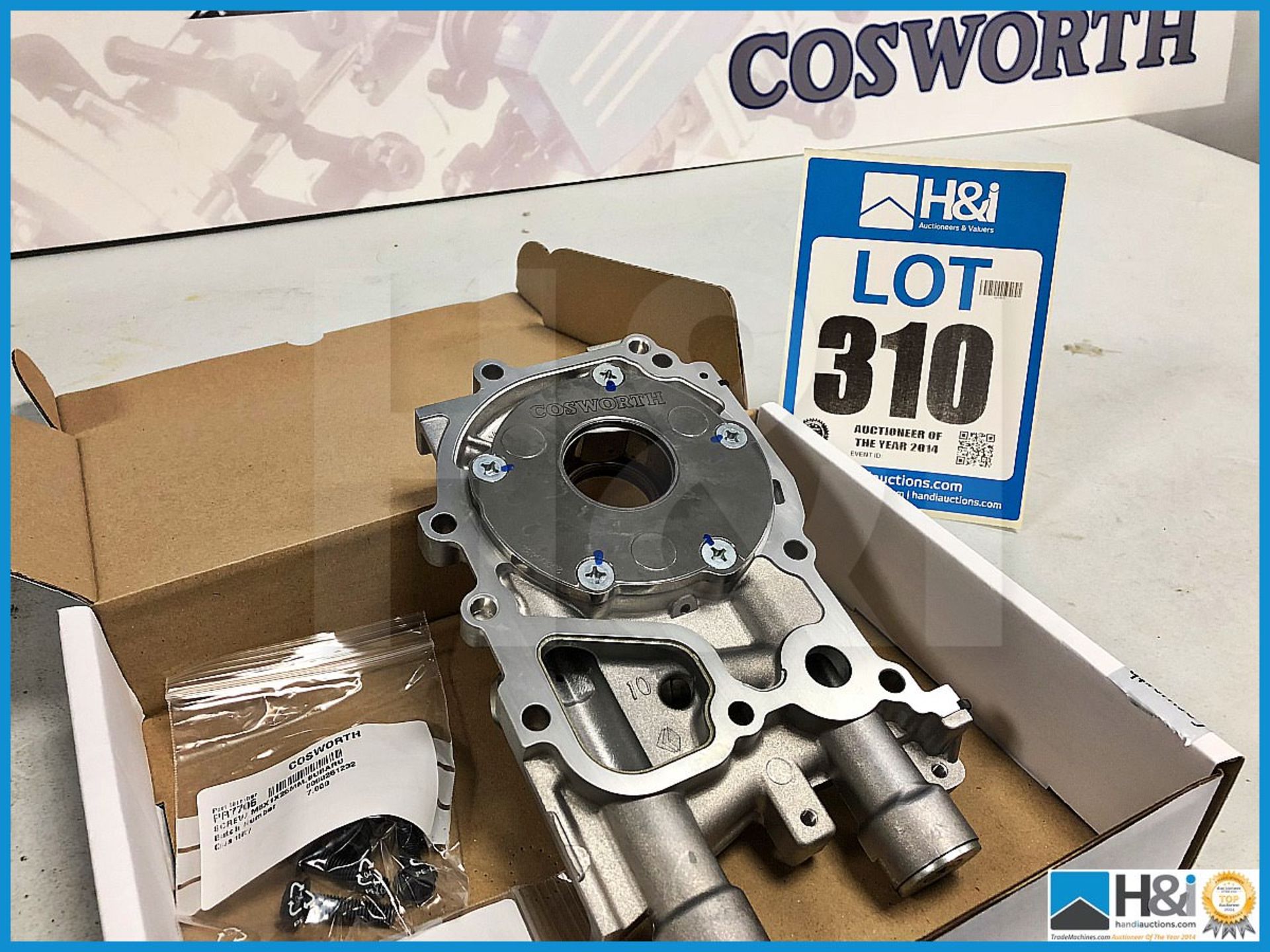 5 x Cosworth Subaru EJ25 oil pump kit 12mm high performance. Code: 20001185. Lot 132. RRP GBP 900