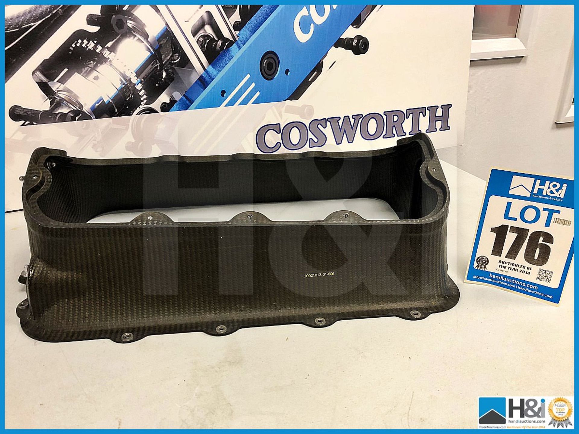 1 x Cosworth Lotus T125 GPV8 air box assembly upper. Code: 20021013