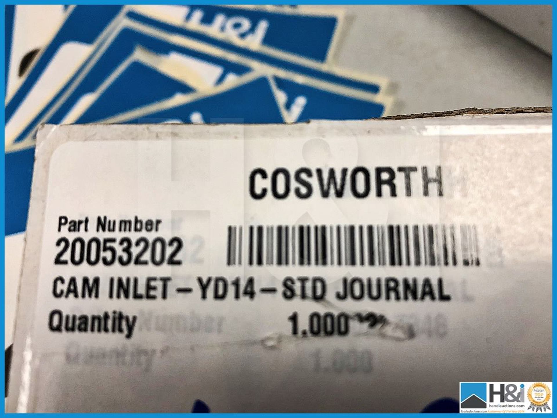 19 x Cosworth cam inlet YD14-STD journal. Code: 20053202. Lot 181. RRP GBP 3,100 - Image 3 of 3