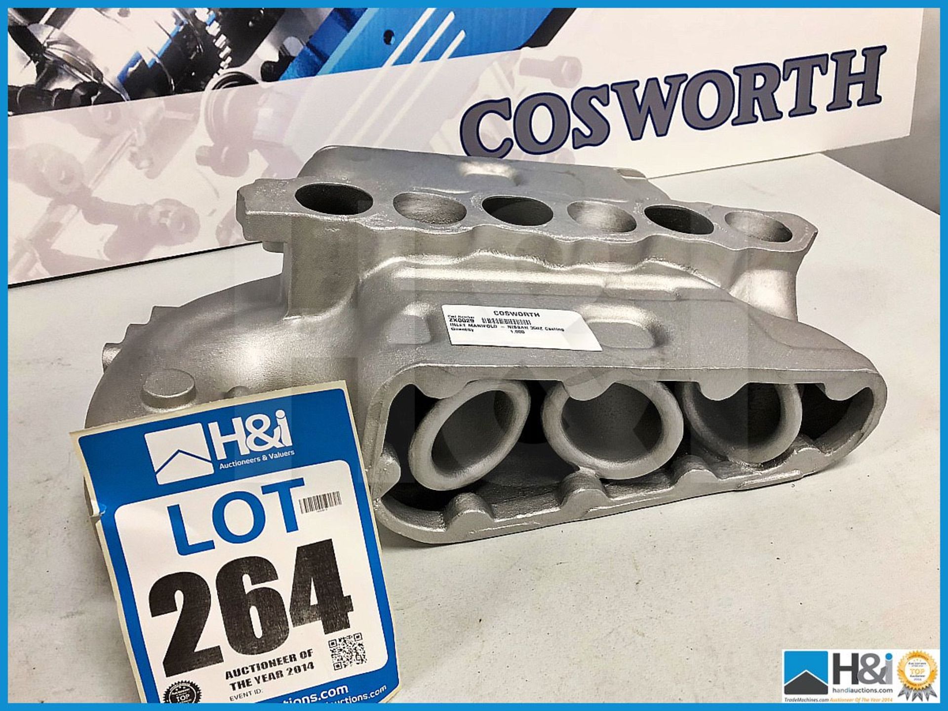 10 x Cosworth inlet manifold for Nissan 350Z - casting. Code: ZX0029. RRP GBP 2,500