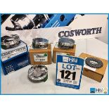 Mixed lot: 3 x Cosworth XG Indycar pistons and 1 x Lotus Evora piston plus 4 x Cosworth XG Indycar g