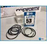 96 x Cosworth XG compression rings - cross - M2. Code: XG2210. Lot 231
