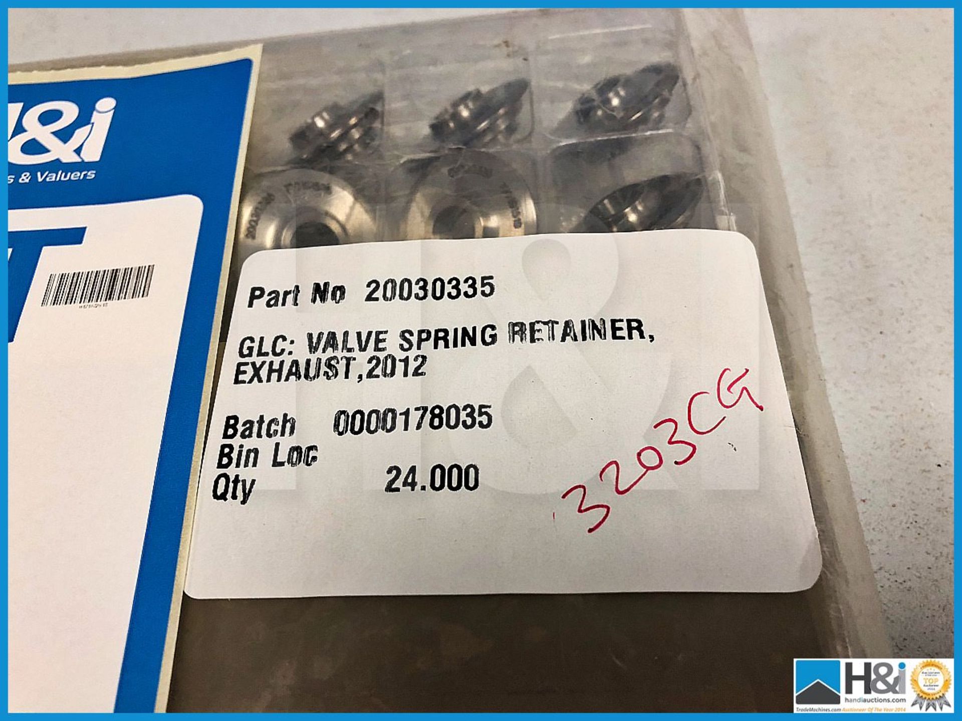 23 x Cosworth Lotus Evora GT2 GLC valve spring retainer, exhaust 2012. Code: 20030335. Lot 288 - Image 2 of 2