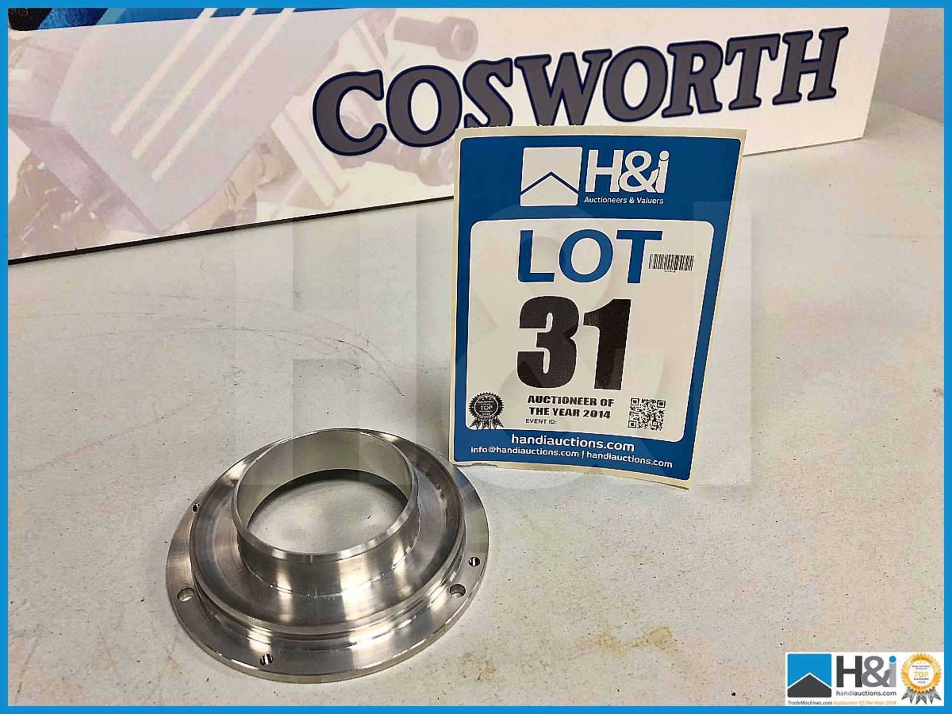 17 x Cosworth Lotus GLC GT2 restrictor flange. Code: 20024563. Lot 263