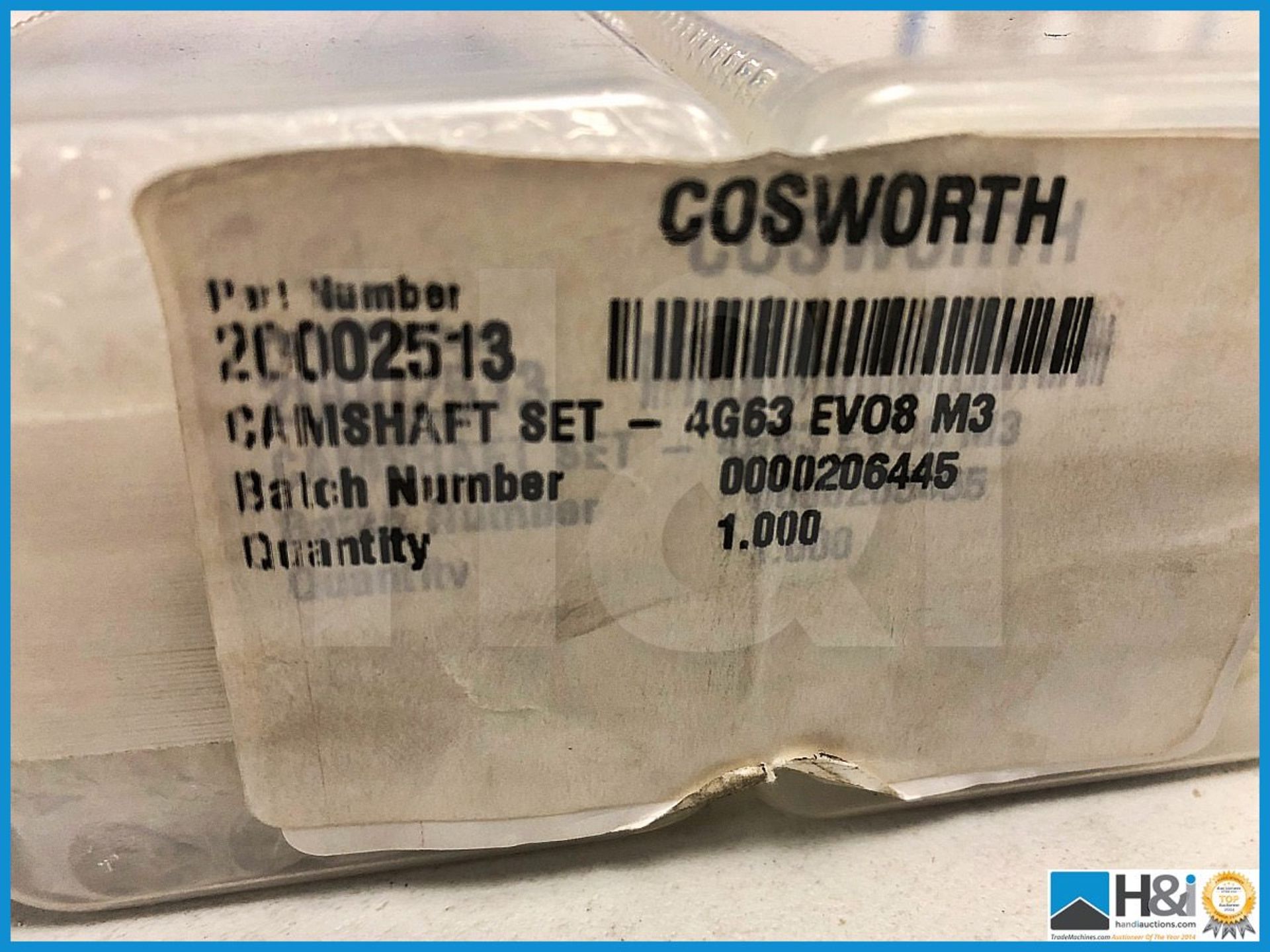 Cosworth Mitsubishi Evo 4G63 Evo8 M3 camshaft set. Code: 20002513 - Image 2 of 3