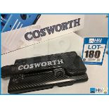 Cosworth Atlantic carbon fibre engine cover marked 'Cosworth'. We're avised that these can be modifi