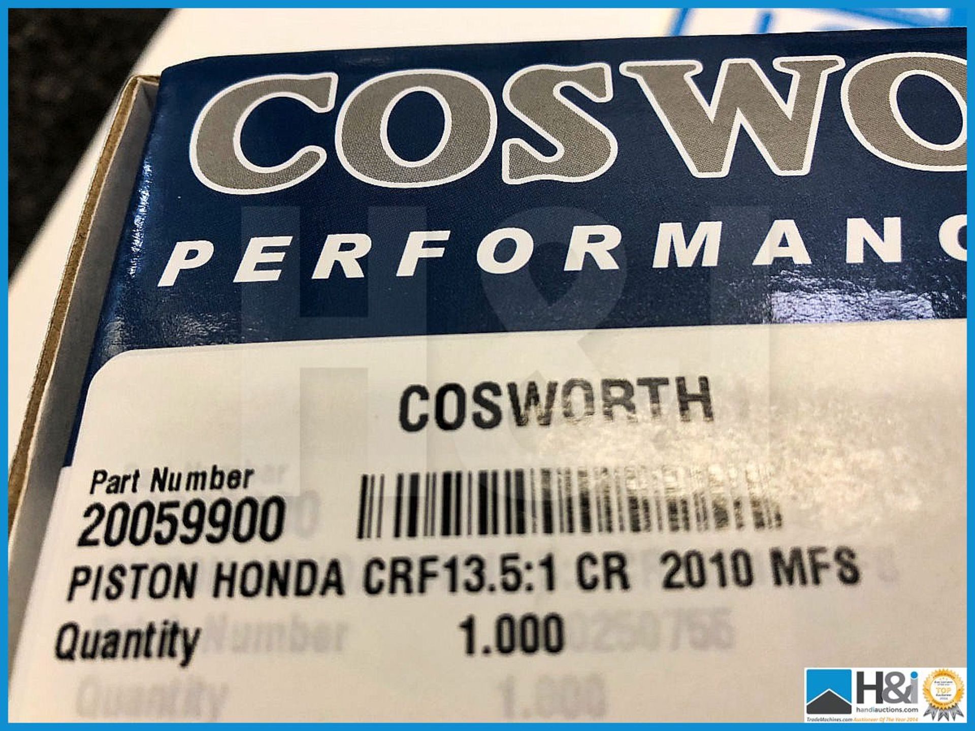 19 x Cosworth / Honda Piston CRF13.5:1 CR 2010 MFS. Code 20059900. RRP GBP 3838 - Image 4 of 4