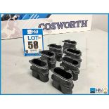 7 x Cosworth XG Indycar trumpet assy twin leg nozzle. Code: XG8509. Lot 281