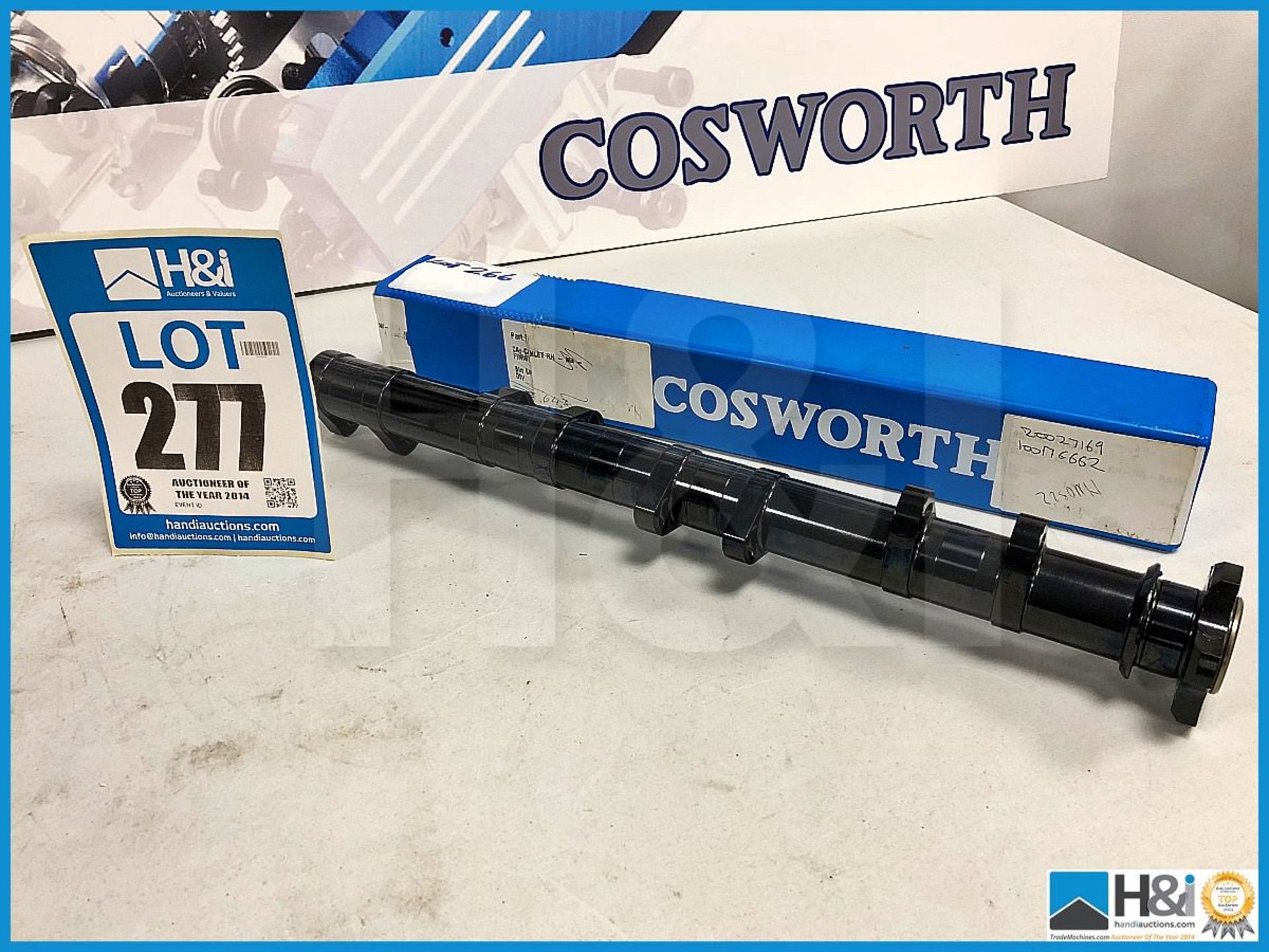 1 x Cosworth camshaft RH INL NR03 RA4W DLC. Code: 20027221. Lot 267. RRP GBP 1,400