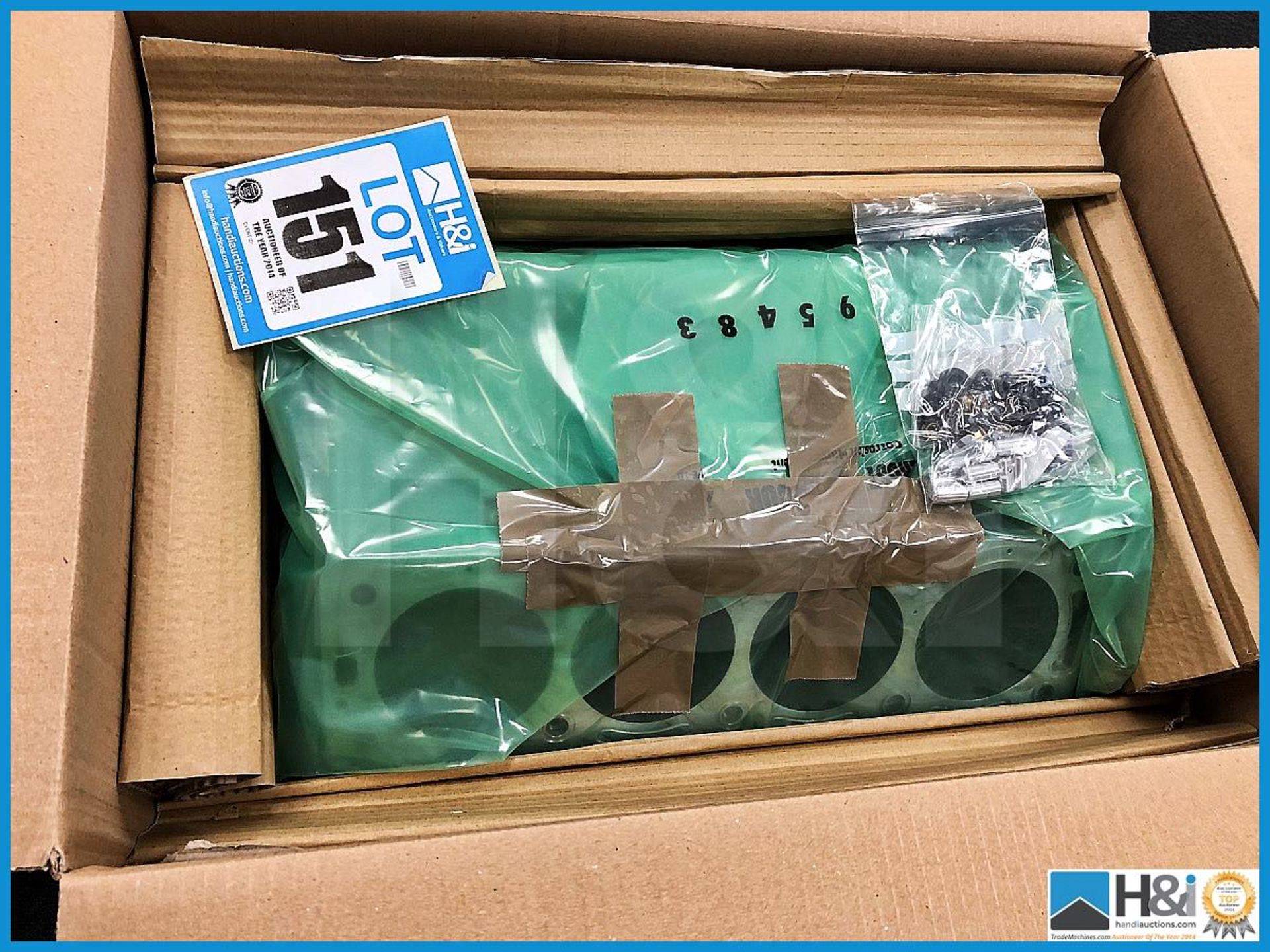 Cosworth Lotus T125 GPV8 engine block. Brand new in box