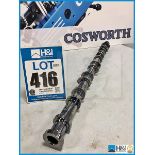 Cosworth JF Aston Martin camshaft RH exhaust JF101 VCT 8 lobe width. Code: 20019584. Lot 20. RRP GBP