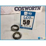 3 x Cosworth TJ crankshaft gear. V10 Formula 1 Code: TJ2410. Lot 227