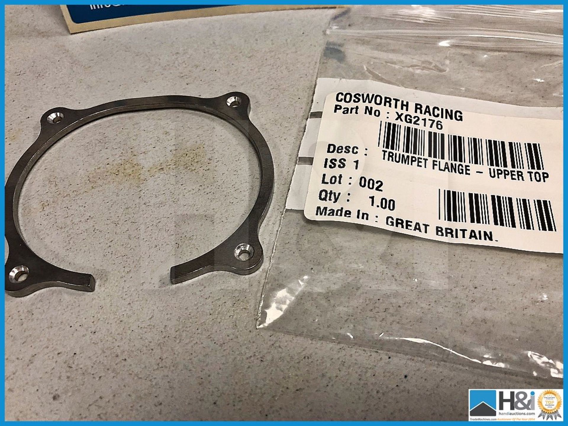 Approx 60 x Cosworth XG Indycar trumpet flange - upper top. Code: XG2176. Lot 269 - Image 2 of 2