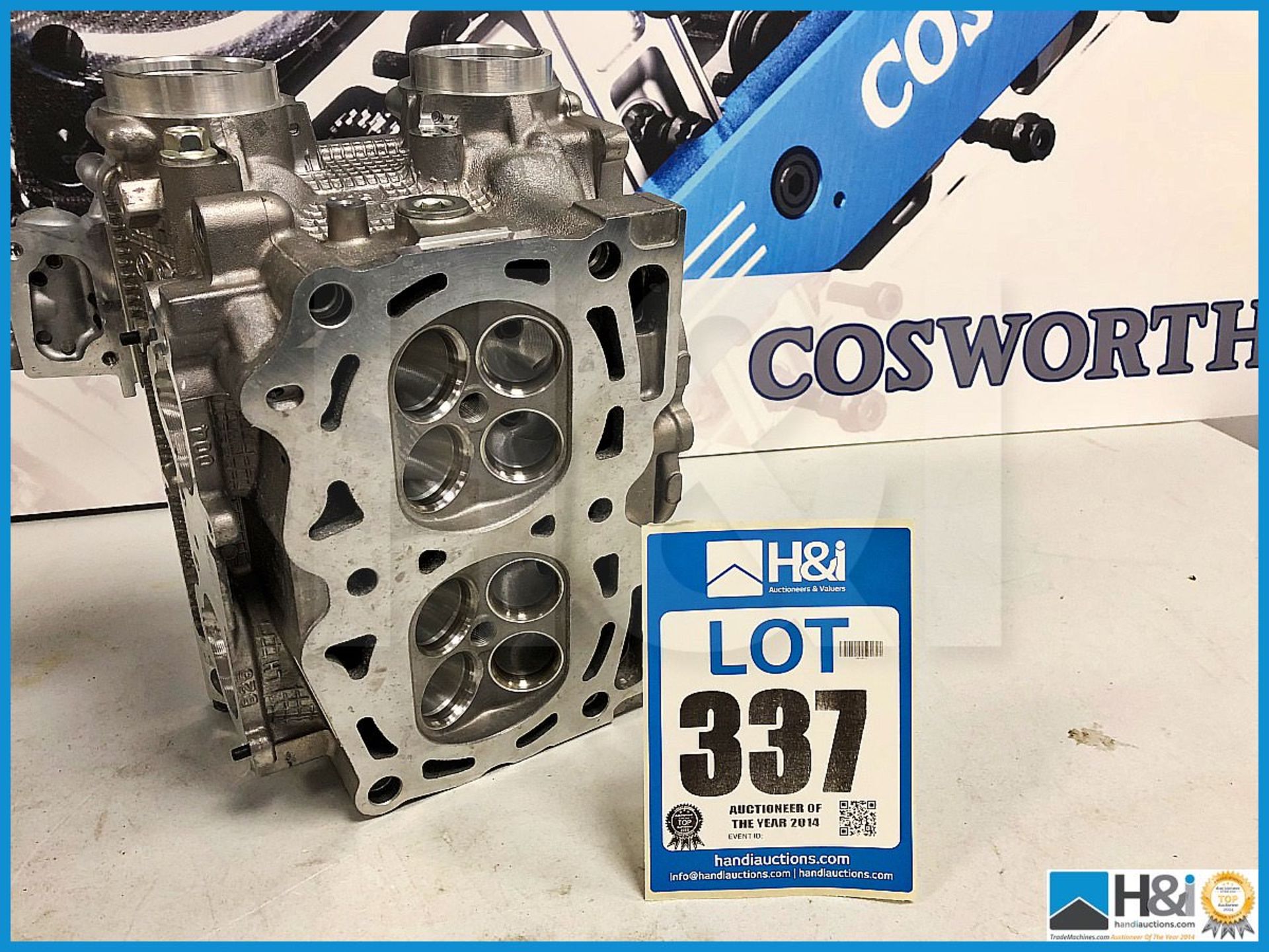 1 x Cosworth Subaru EJ25 LH ported cylinder head. Code: SB0024. Lot 100. RRP GBP 770