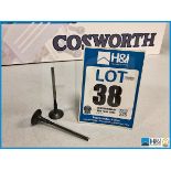 Approx 48 x Cosworth Lotus GL exhaust valves - stock Toyota. Code: 20021894. Lot 262