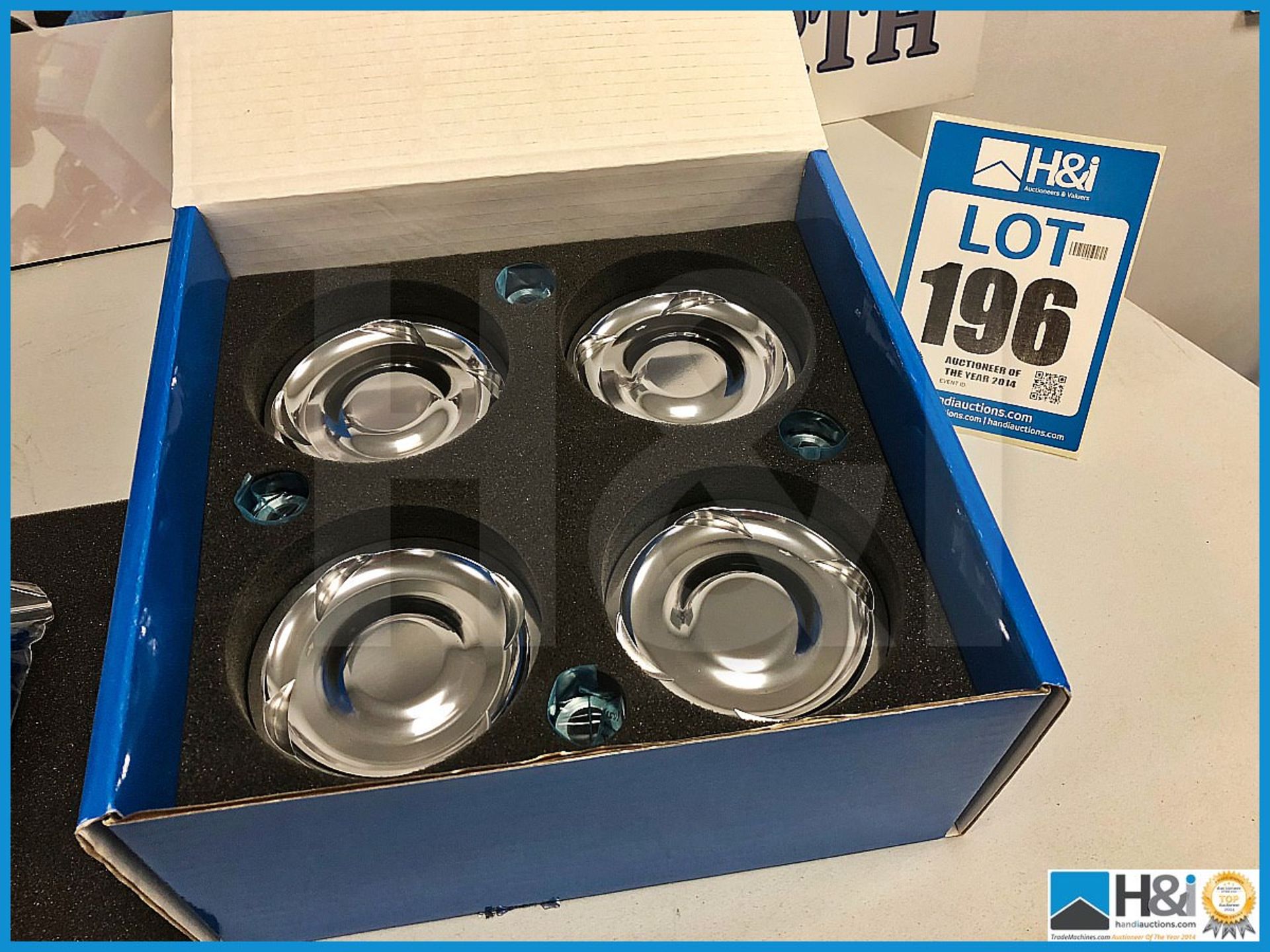 1 x Cosworth piston set (4) for Subaru EJ25 8.2:1 STD. Code: 10001430