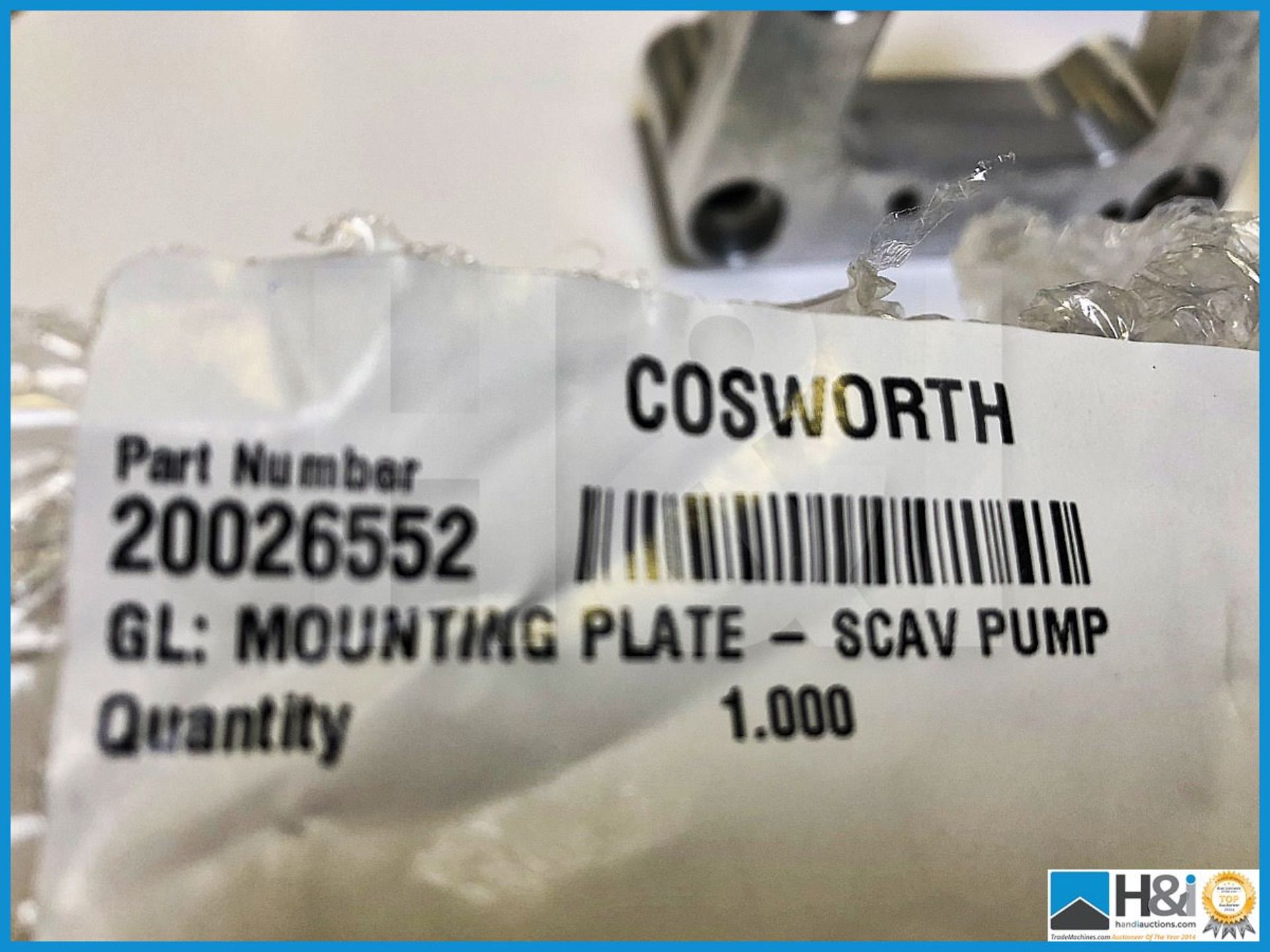 3 x Cosworth GL Mounting Plate Scav Pump. Code 20026552. Lot 101. RRP GBP 750 - Image 3 of 3