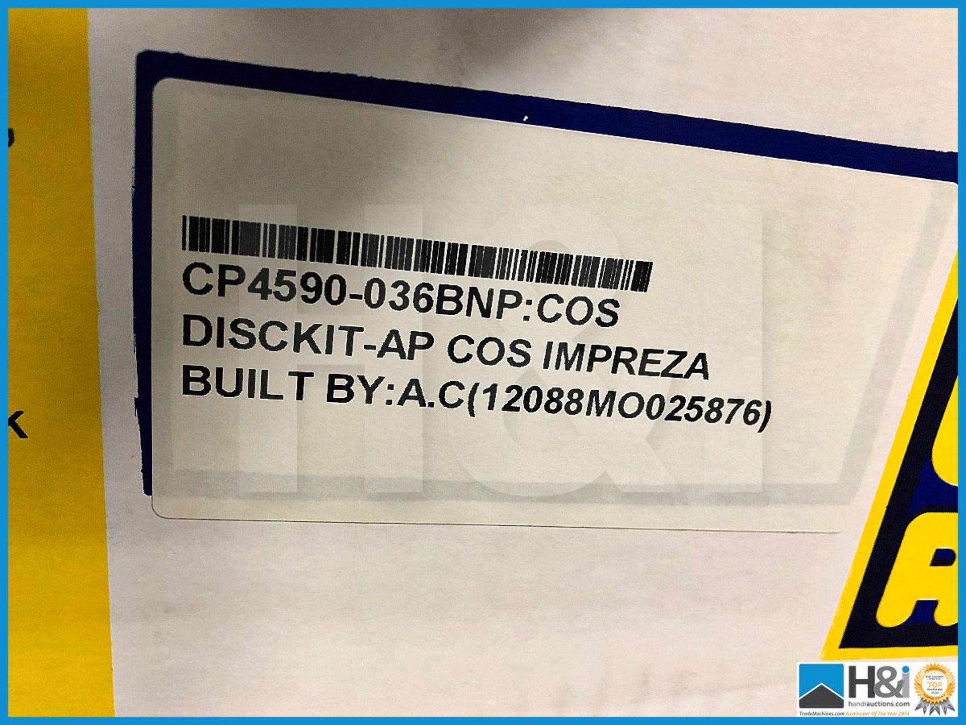 AP Racing disc kit (2 discs) CP4590 Imprezza - Image 3 of 3