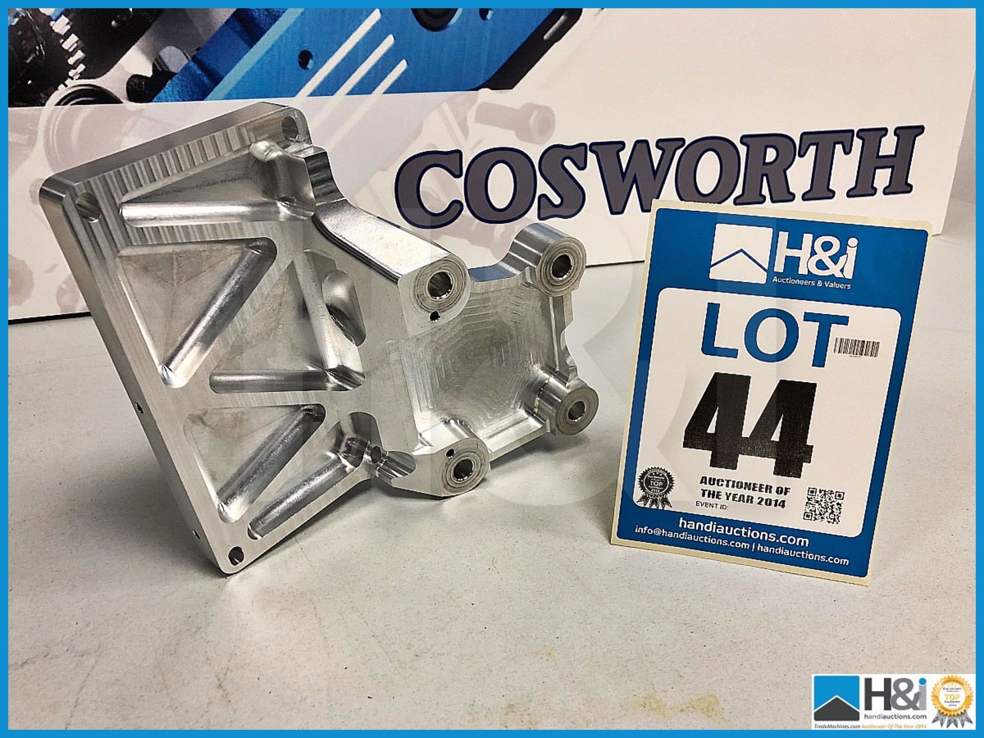 9 x Cosworth Lotus Evora GT2 GLC scavenge pump mounting bracket. Code: 20024004. Lot 222