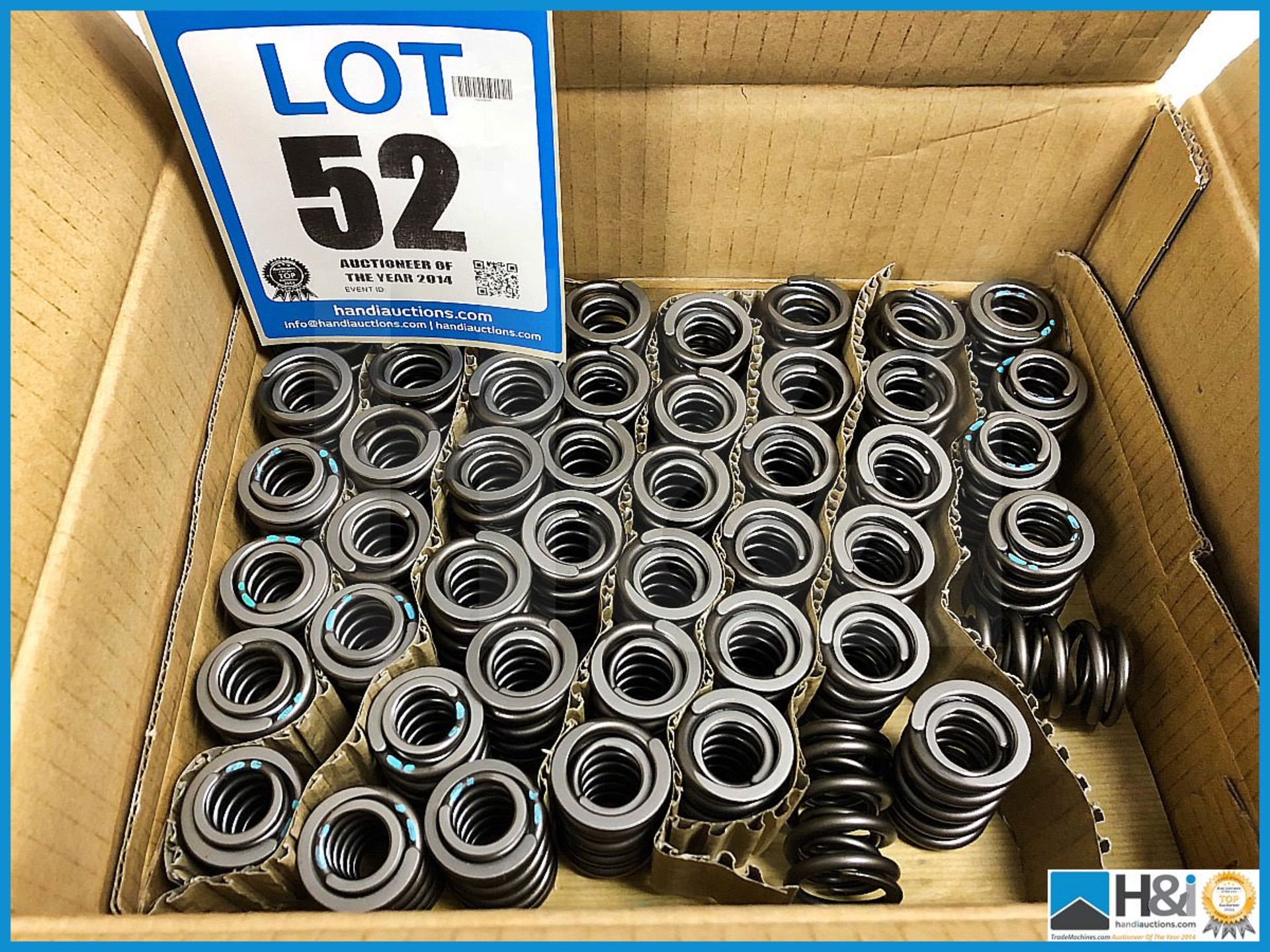 Approx 60 x Cosworth XG Indycar spring - valve, inlet MS. Code: XG2943. Lot 215