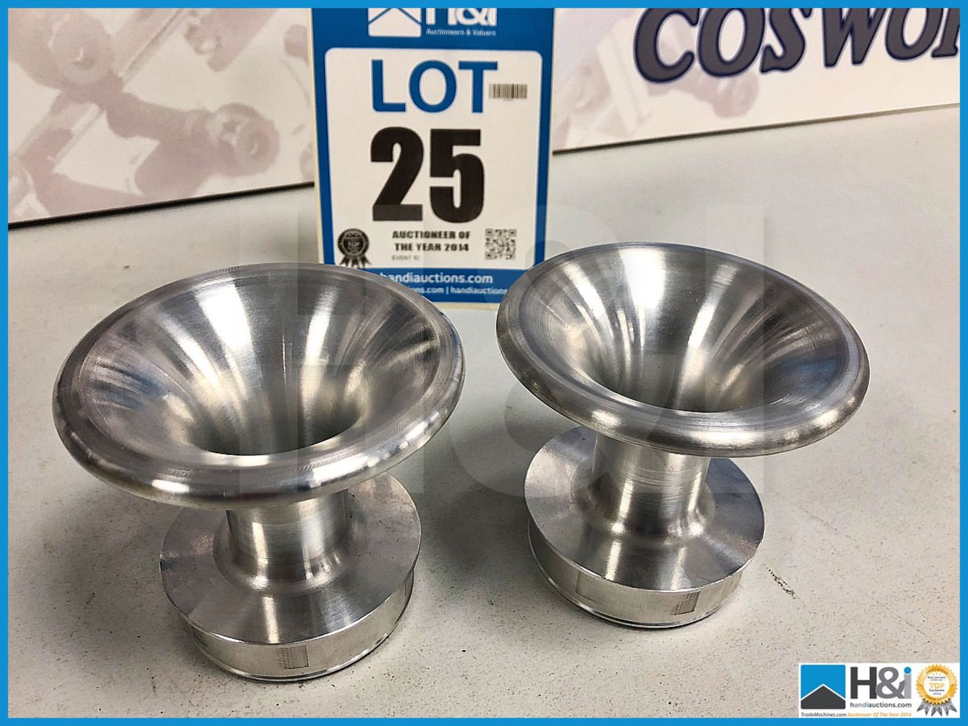 9 x Cosworth Lotus GLC GT2 trumpet air restrictor. Code: 20024592. Lot 233 - Image 2 of 3
