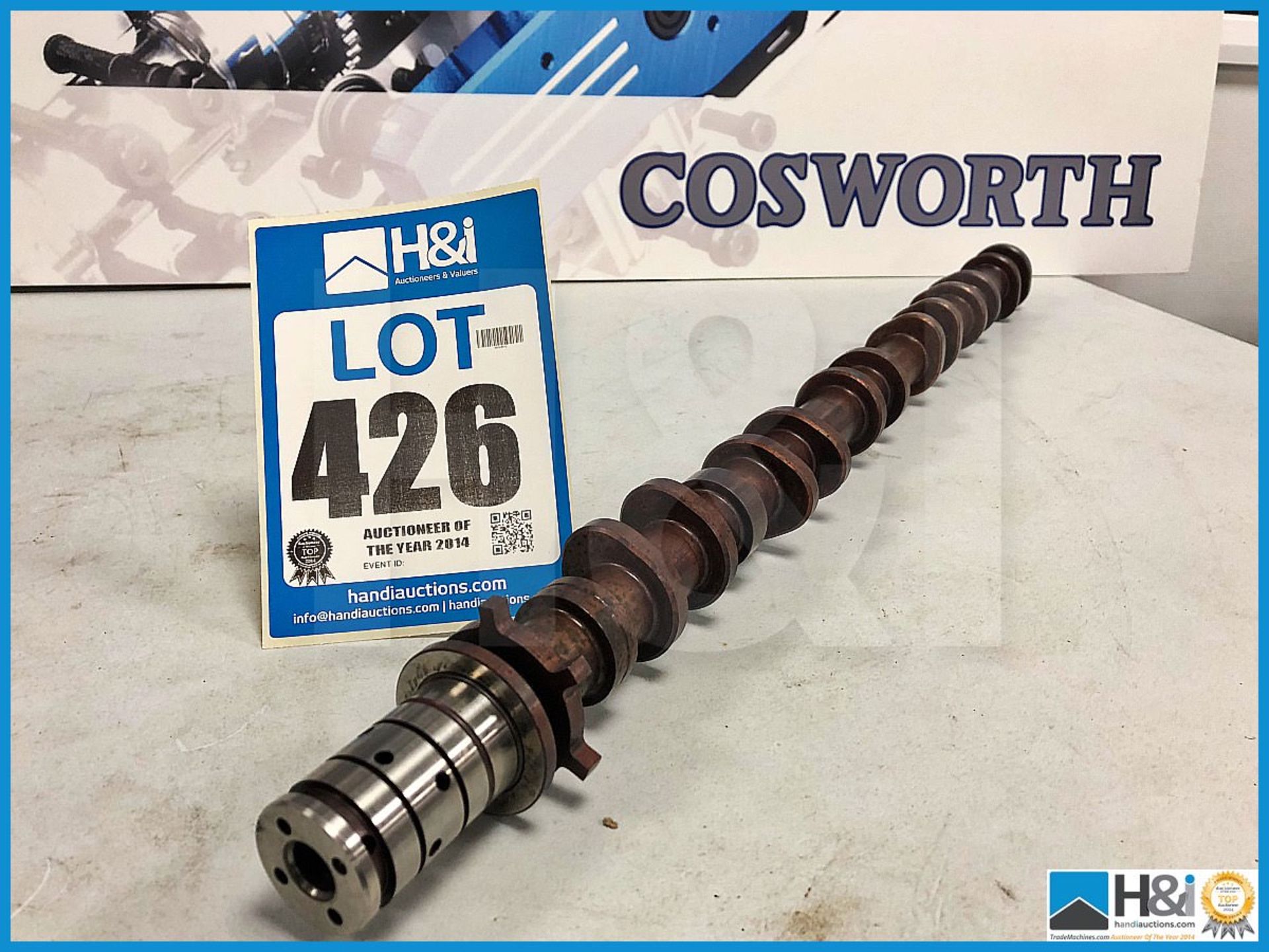 Cosworth JF Aston Martin cam blank LH exhaust narrow RA4W. Code: 20021311. Lot 248. RRP GBP 800
