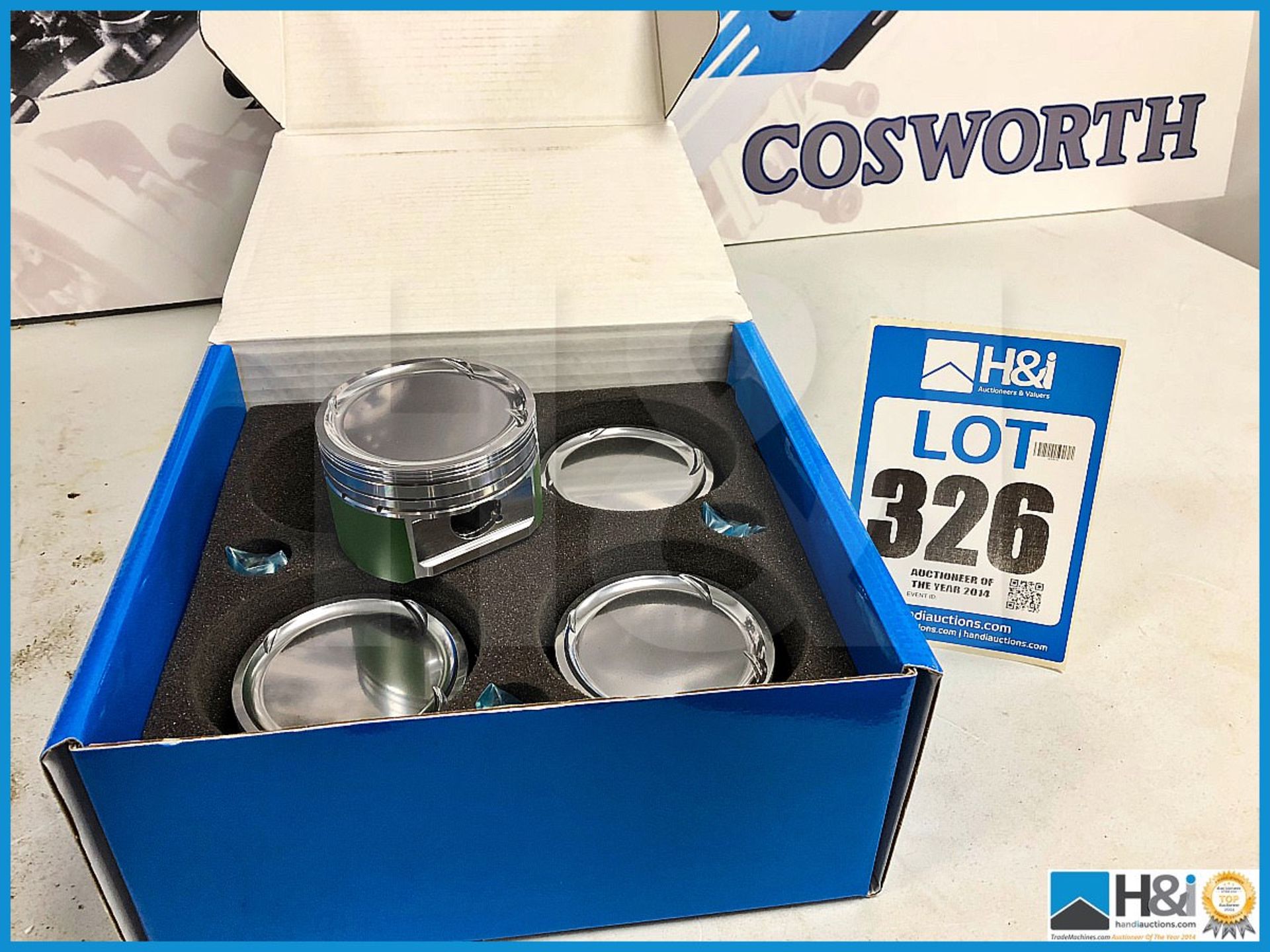 2 x Sets Cosworth Mitsubishi 4G63 Pistons (4 pistons per set) 8.8:1. +1.00 94mm. Code: 20003693. Lot
