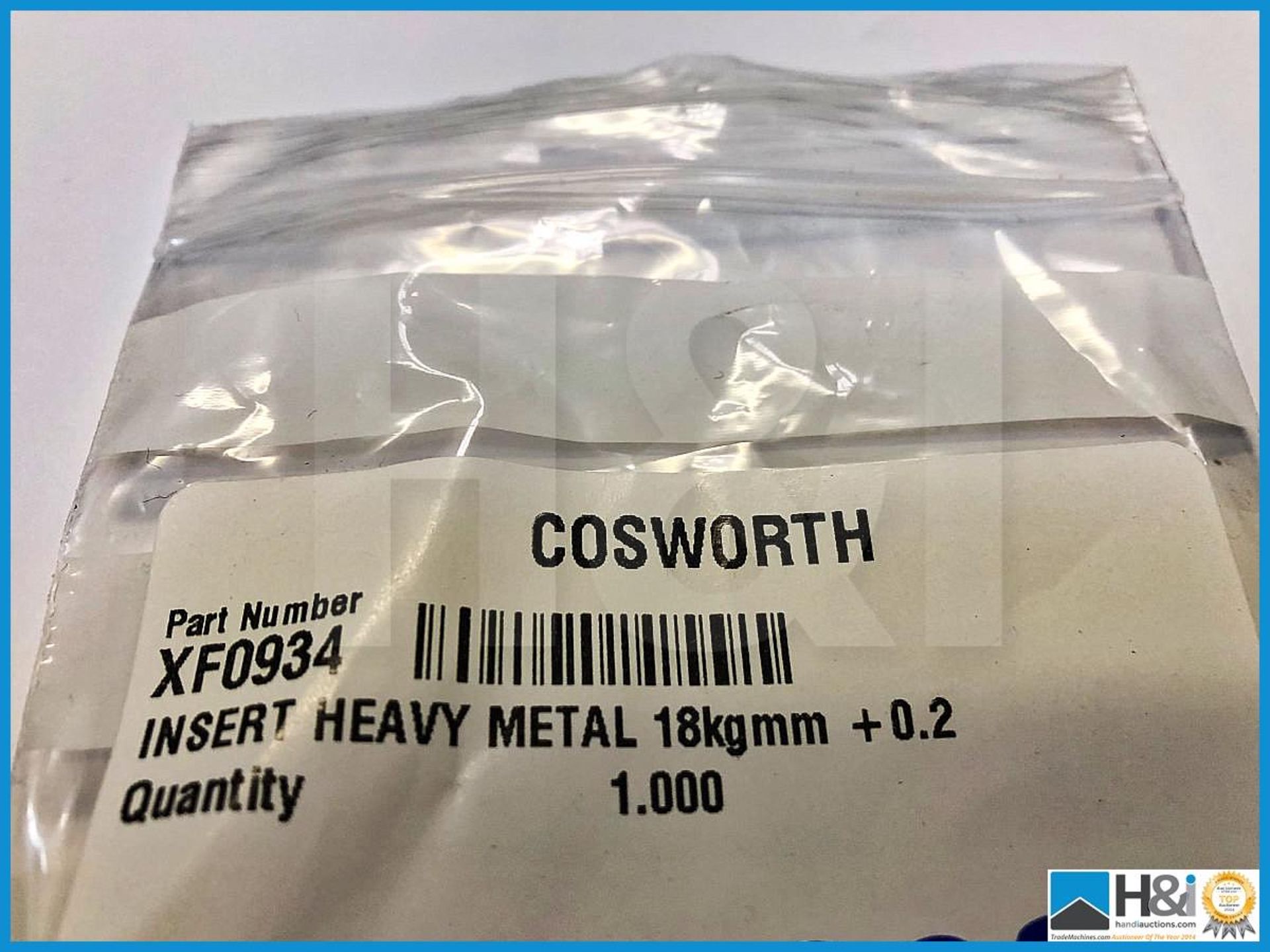 42 x Cosworth XF IndyCar Insert Heavy Metal 18kgmm +0.2. Code XF0934. Lot 232. RRP GBP 2274 - Image 3 of 3