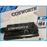 Cosworth Atlantic carbon fibre engine cover marked 'Cosworth'. We're avised that these can be modifi