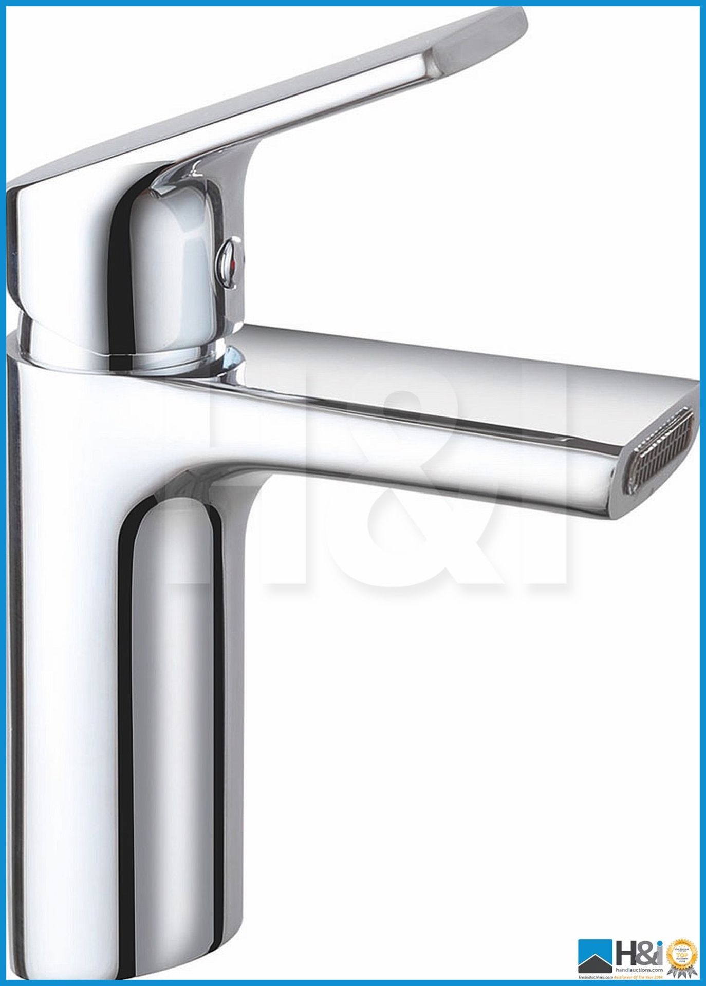Beautiful brand new designer Siena mono tap in polished chrome finish with click waste. Suggested ma