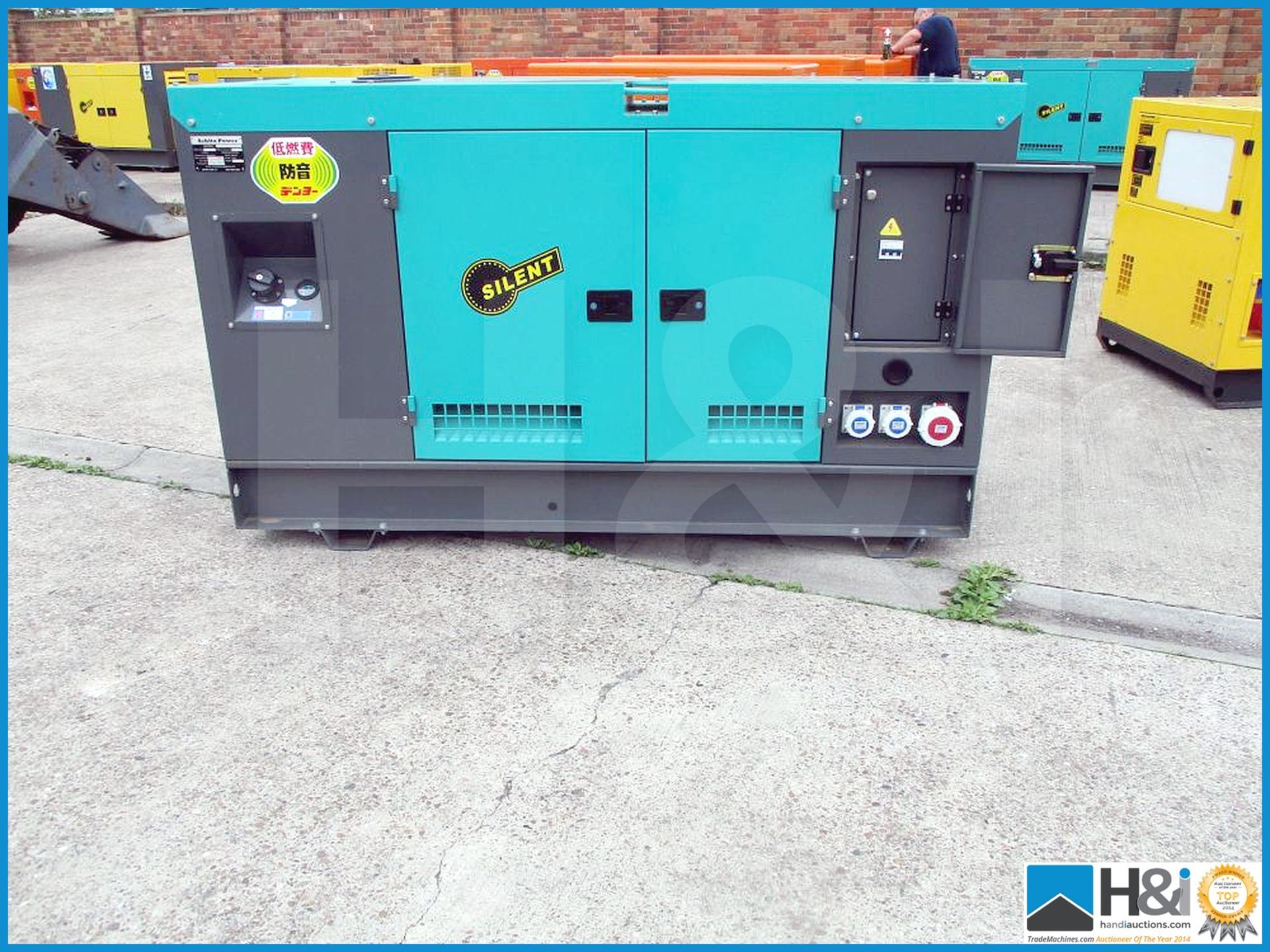 Brand new, unused Ashita 40KvA diesel generator. No oil or water and ready for transportation. Singl