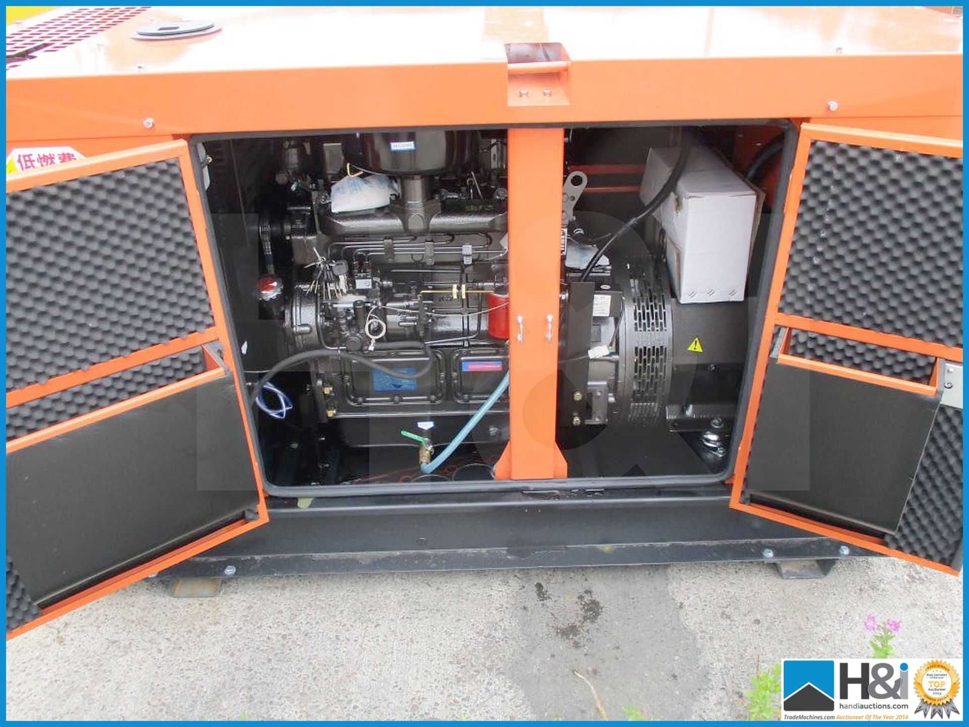 Brand new, unused Schmelzer 50KvA diesel generator. No oil or water and ready for transportation. Si - Image 3 of 6