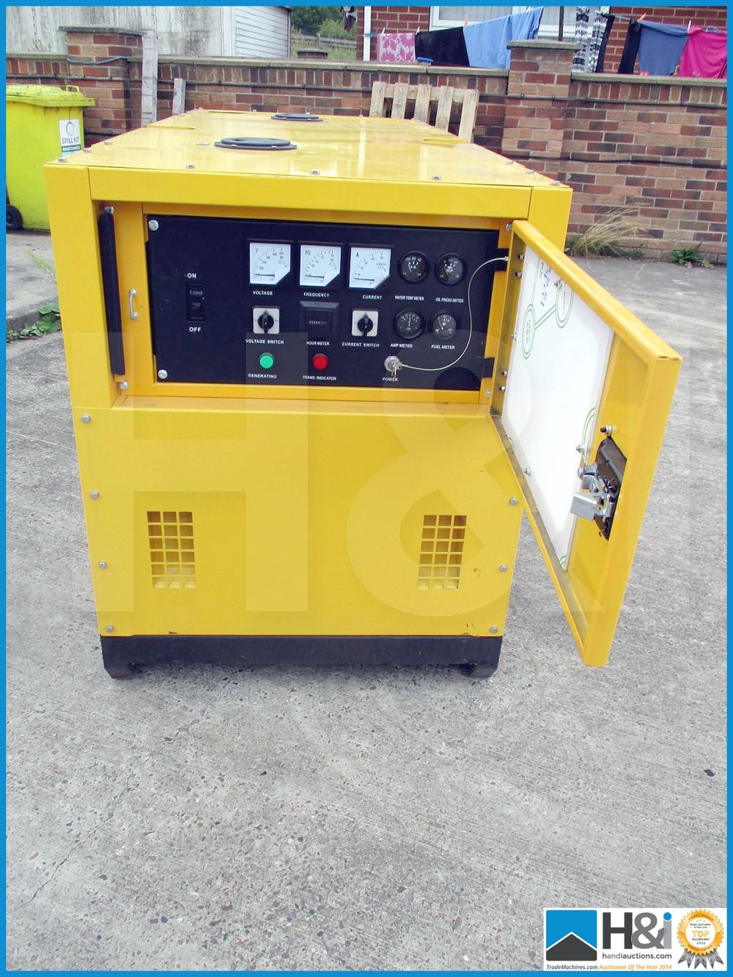 Brand new, unused Kawakenki KK-30KvA diesel generator. No oil or water and ready for transportation. - Bild 3 aus 4