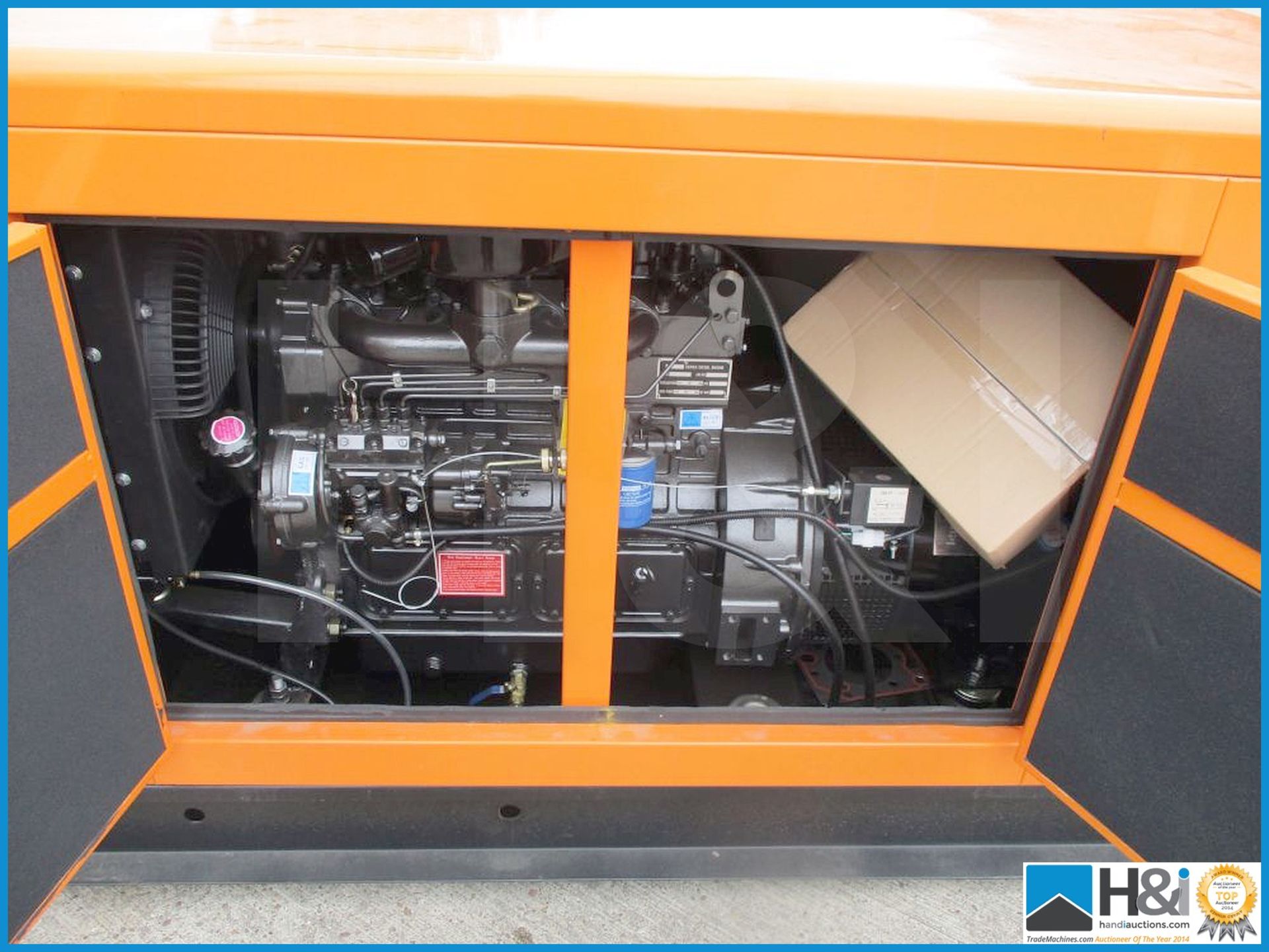 Brand new, unused GF3 40KvA diesel generator. No oil or water and ready for transportation. Single p - Bild 4 aus 4