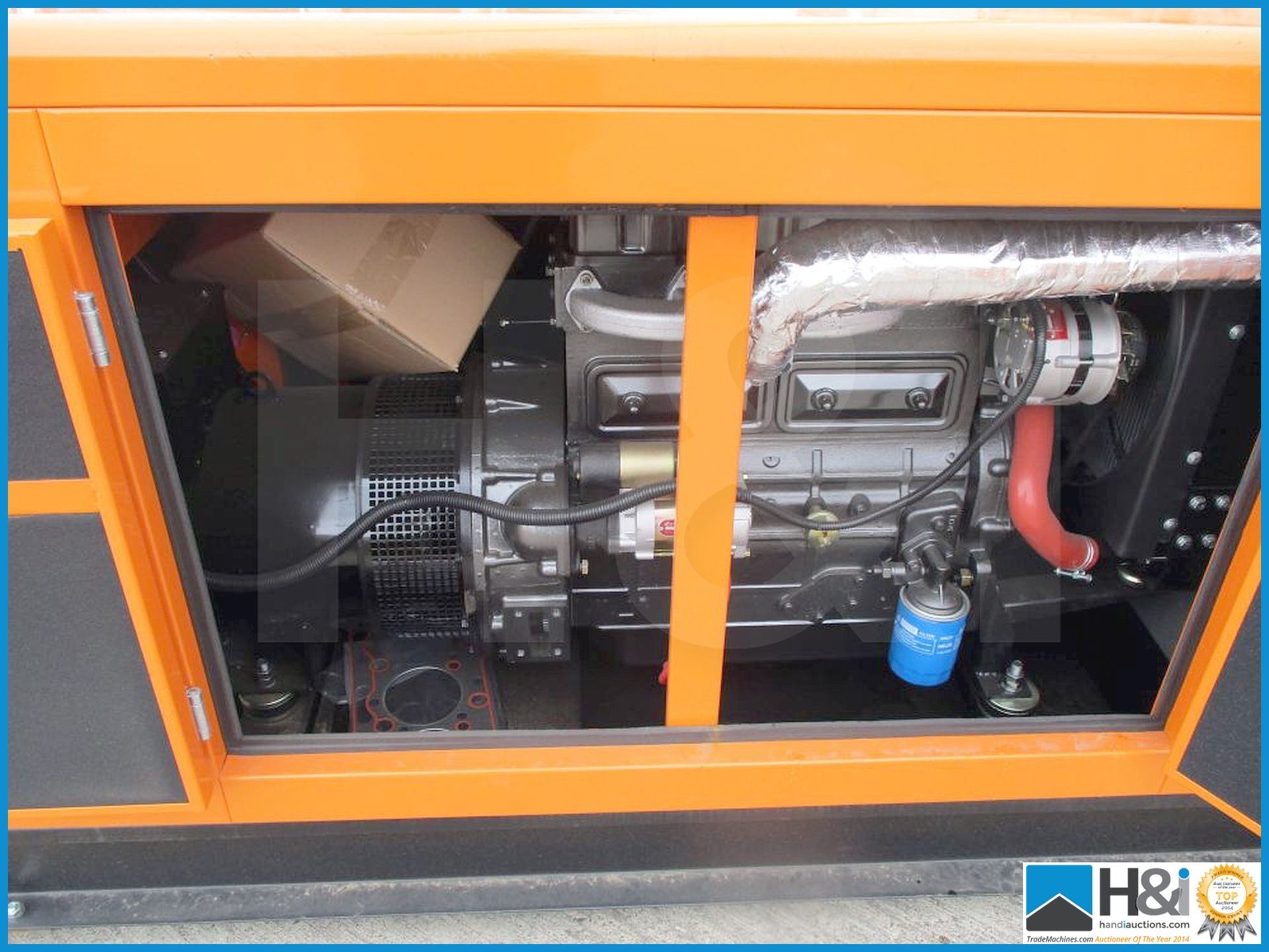 Brand new, unused GF3 40KvA diesel generator. No oil or water and ready for transportation. Single p - Bild 2 aus 4